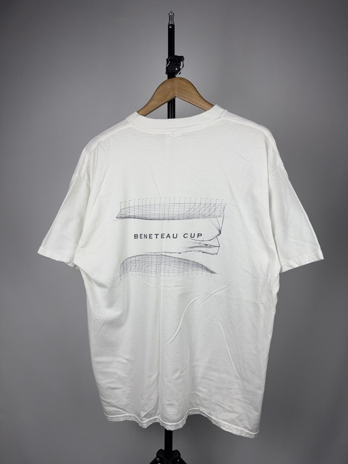 Vintage Vintage 00s Retro Beneteau Cup Sailing Graphic T Shirt Yacht Size US XL / EU 56 / 4 - 1 Thumbnail