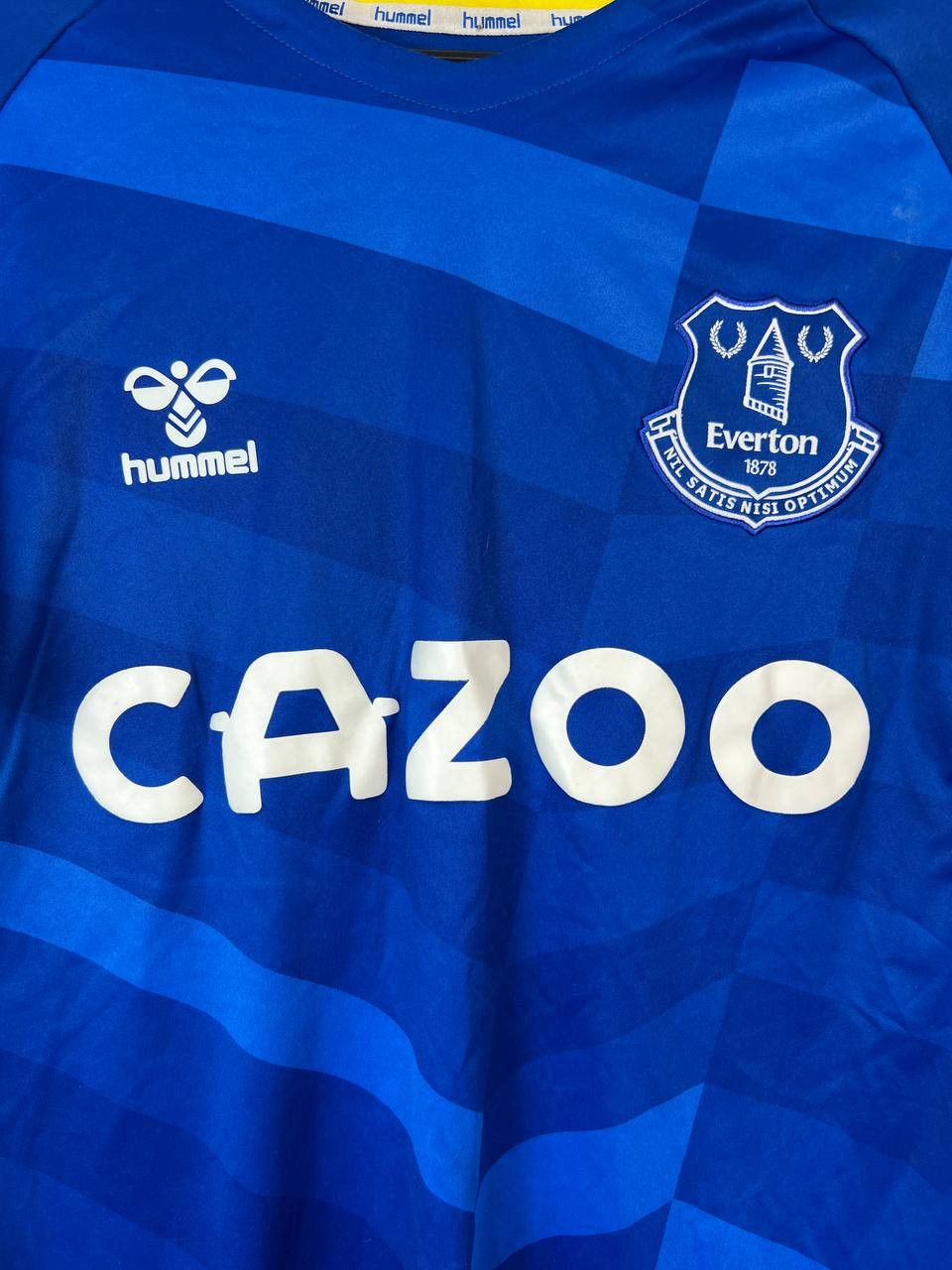 Hummel × Vintage Everton 2021-22 Home FOOTBALL Shirt SOCCER JERSEY Size US M / EU 48-50 / 2 - 2 Thumbnail