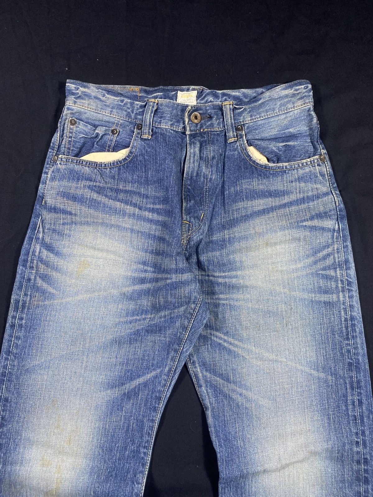 If Six Was Nine Vintage Edwin Selvedge 505Z Denim Jeans Size US 30 / EU 46 - 4 Thumbnail