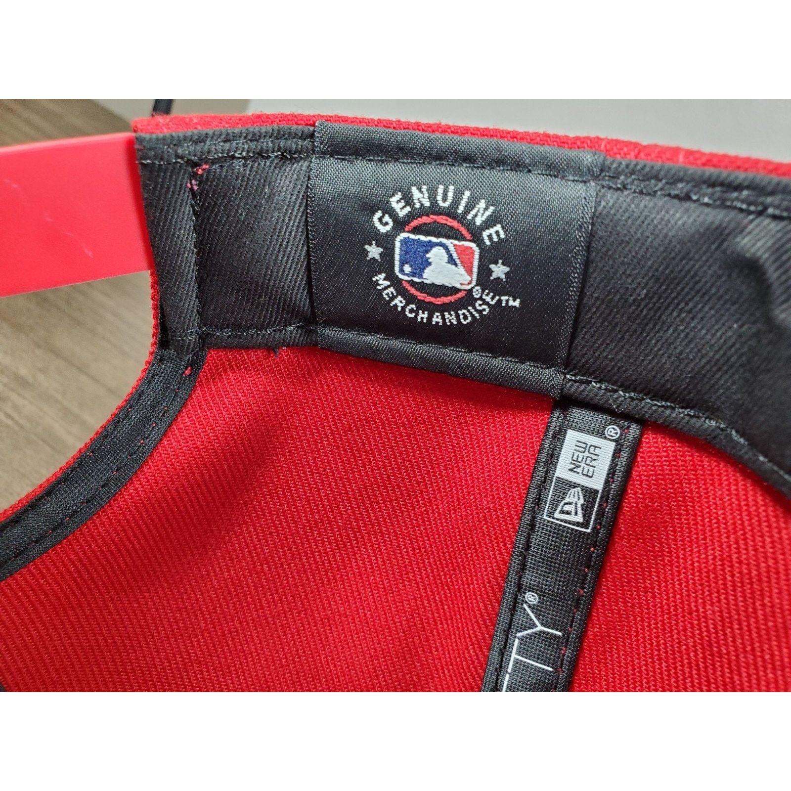 MLB × New Era Cincinnati Reds 9Fifty Hat Snapback Cap Mr Red Legs *READ* Size ONE SIZE - 10 Thumbnail