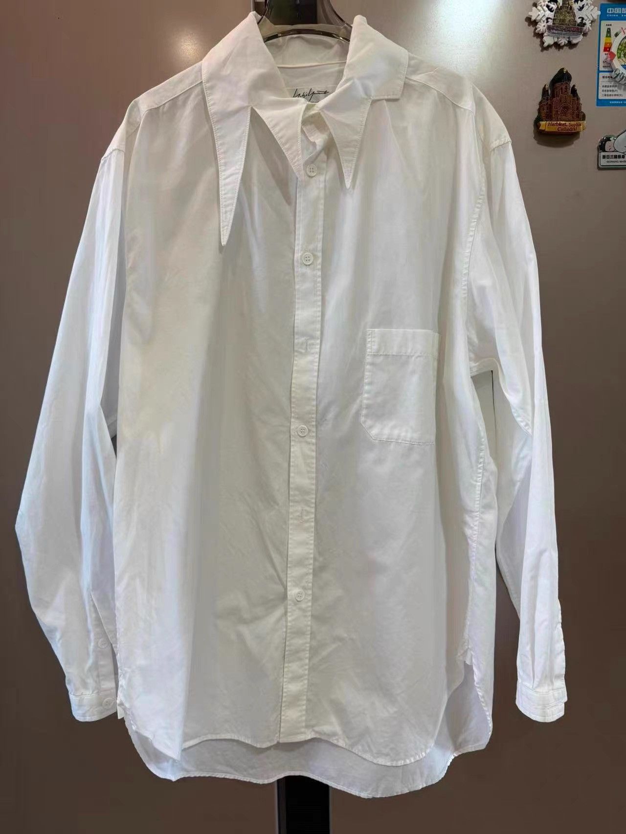 Yohji Yamamoto Yohji Yamamoto Pour Homme White Shirt K31 Size US L / EU 52-54 / 3 - 1 Thumbnail