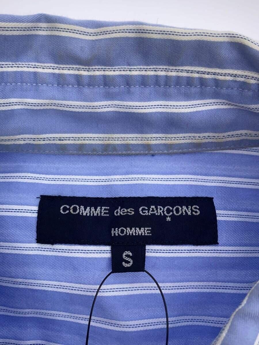 Comme des Garcons × Comme des Garcons Homme Reconstructed Striped Short Sleeve Button Shirt Size US S / EU 44-46 / 1 - 5 Thumbnail