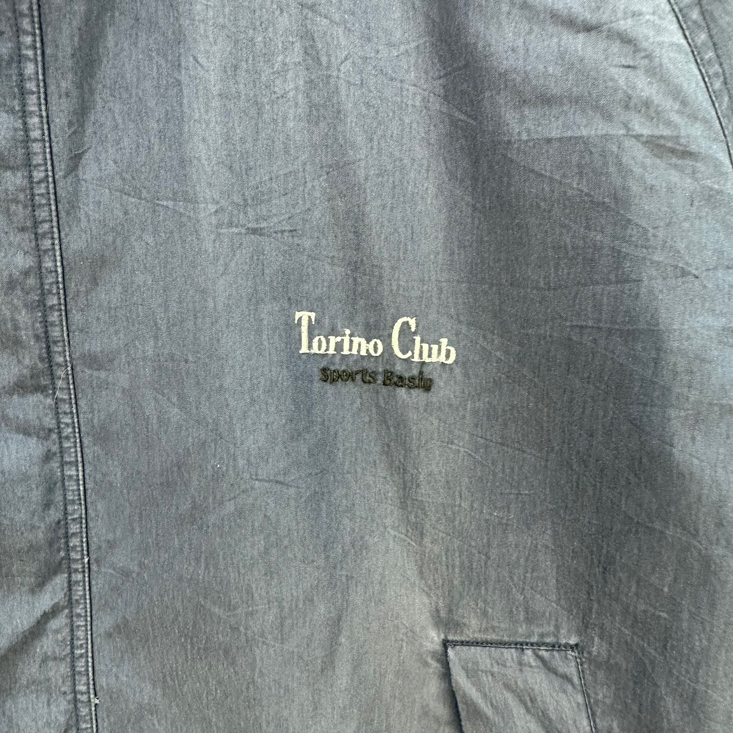 Japanese Brand TRASHED🔥 TORINO CLUB NECK LOGO JACKET #7539-151 Size US L / EU 52-54 / 3 - 5 Thumbnail