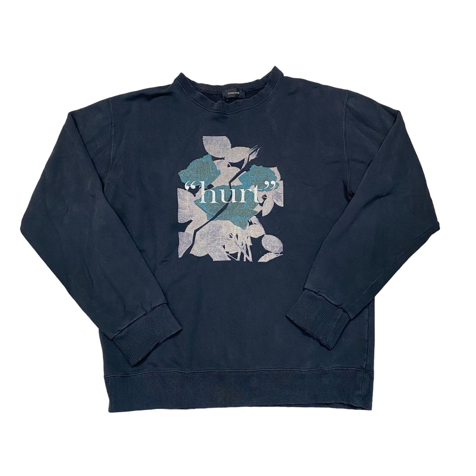 Japanese Brand × Jun Takahashi × Undercover Undercover Jun Takahashi Hurt Flower Crewneck Sweatshirt Med Size US M / EU 48-50 / 2 - 1 Thumbnail