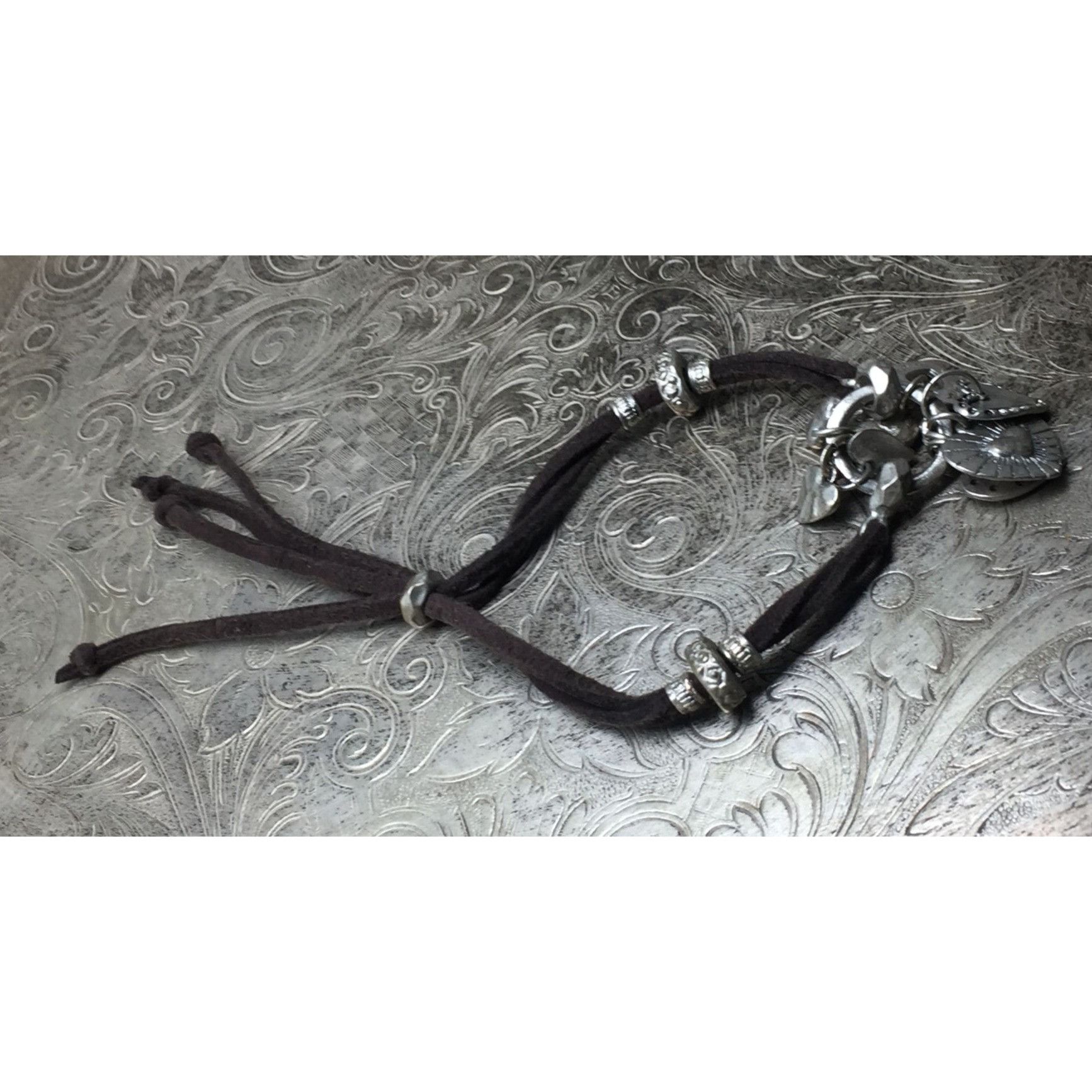 Other Adjustable Women's Bracelet with Heart Charms on it Size ONE SIZE - 4 Thumbnail