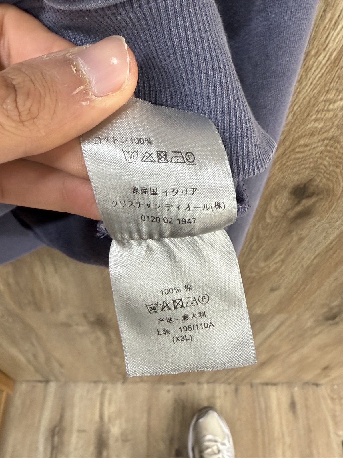 Dior Christian Dior CD Purple Hoodie Size US L / EU 52-54 / 3 - 10 Thumbnail