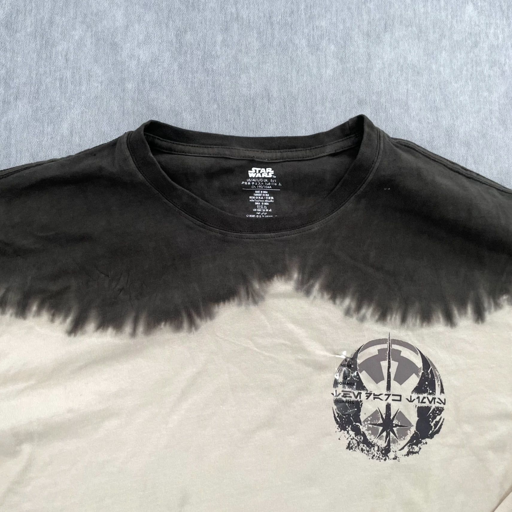 Star Wars VINTAGE Star Wars Shirt Adult Large Tan Heroes Villains Darth Vader Obi Wan Long Sleeve Size US L / EU 52-54 / 3 - 3 Thumbnail