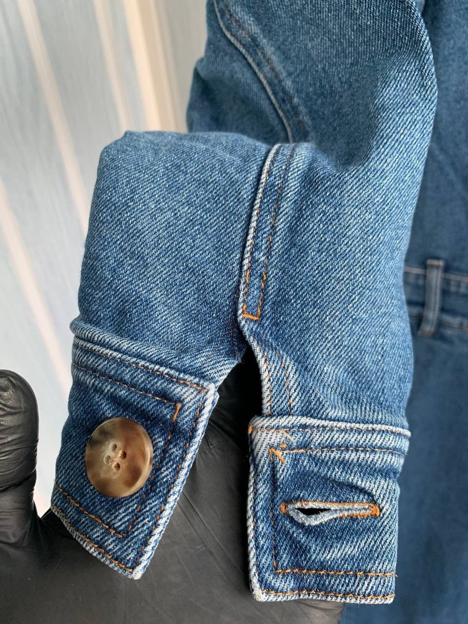 Designer × Sezane Sezane Denim Blue Women’s Cotton Button Pockets Jumpsuit Size 27" / US 4 / IT 40 - 15 Thumbnail