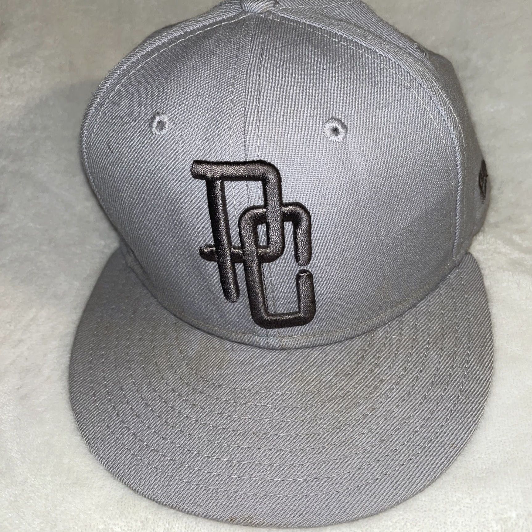 Vintage Play Cloths Baseball Cap Gray Adult Men Size 7 1/4 New Era Fitted Size ONE SIZE - 2 Thumbnail