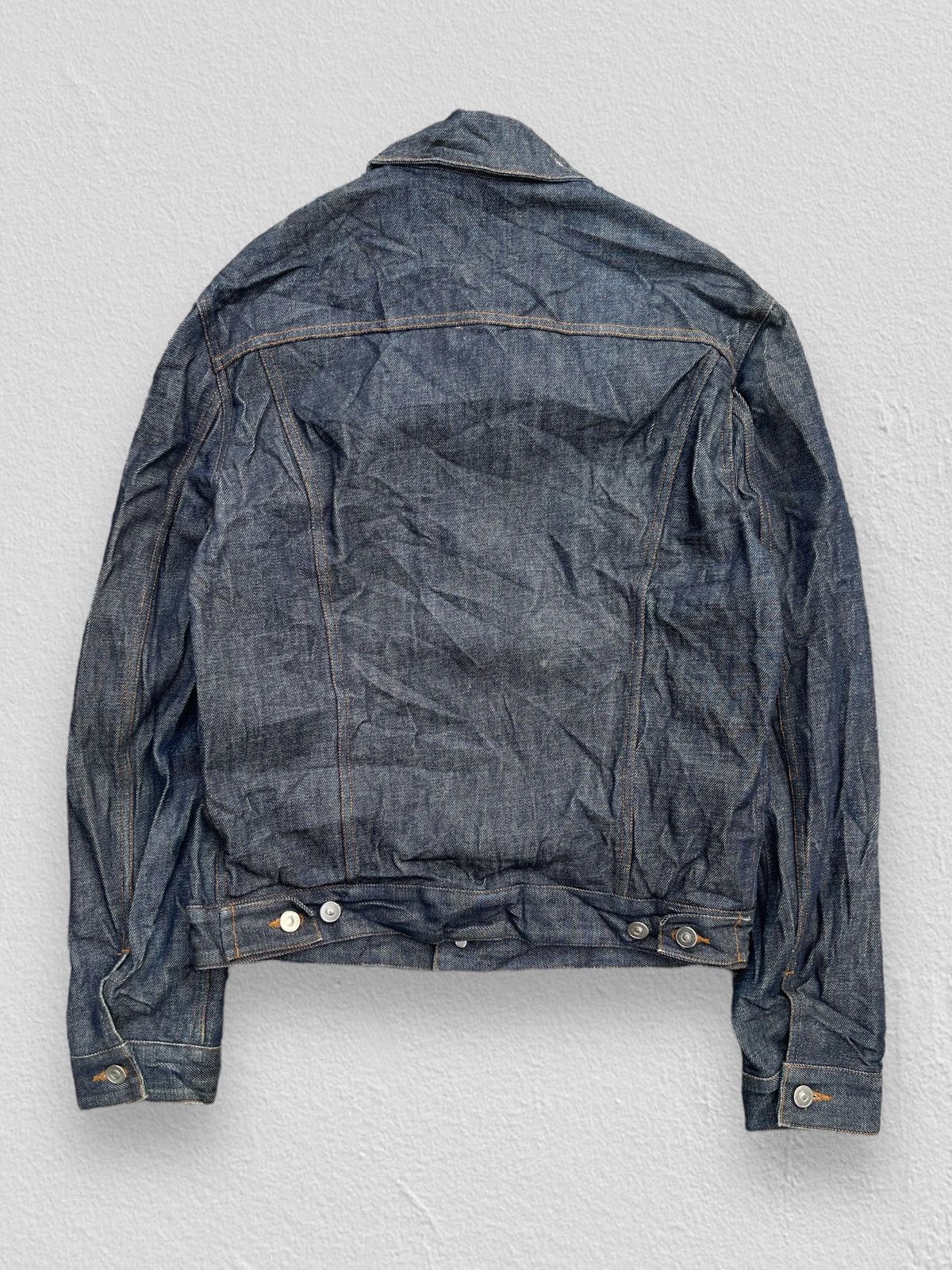 A.P.C. 🔥Vintage A.P.C. Japan Selvedge Denim Trucker Jacket Size US XS / EU 42 / 0 - 4 Thumbnail