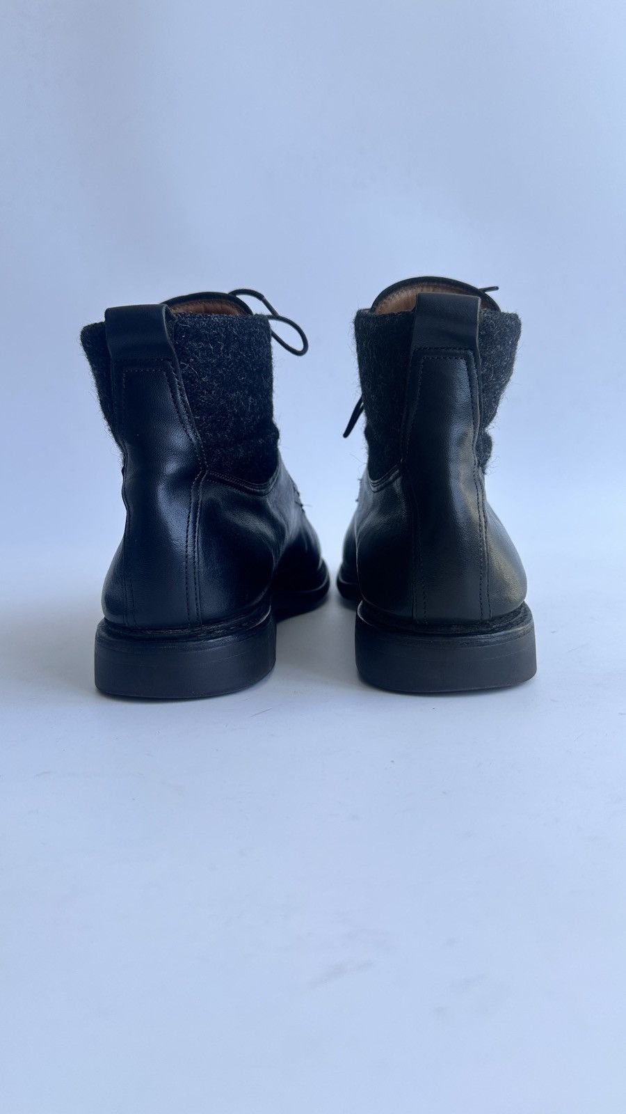 Heschung Heschung Sequoia Black Leather Boots Norwegian Welted Size US 8 / EU 41 - 6 Thumbnail