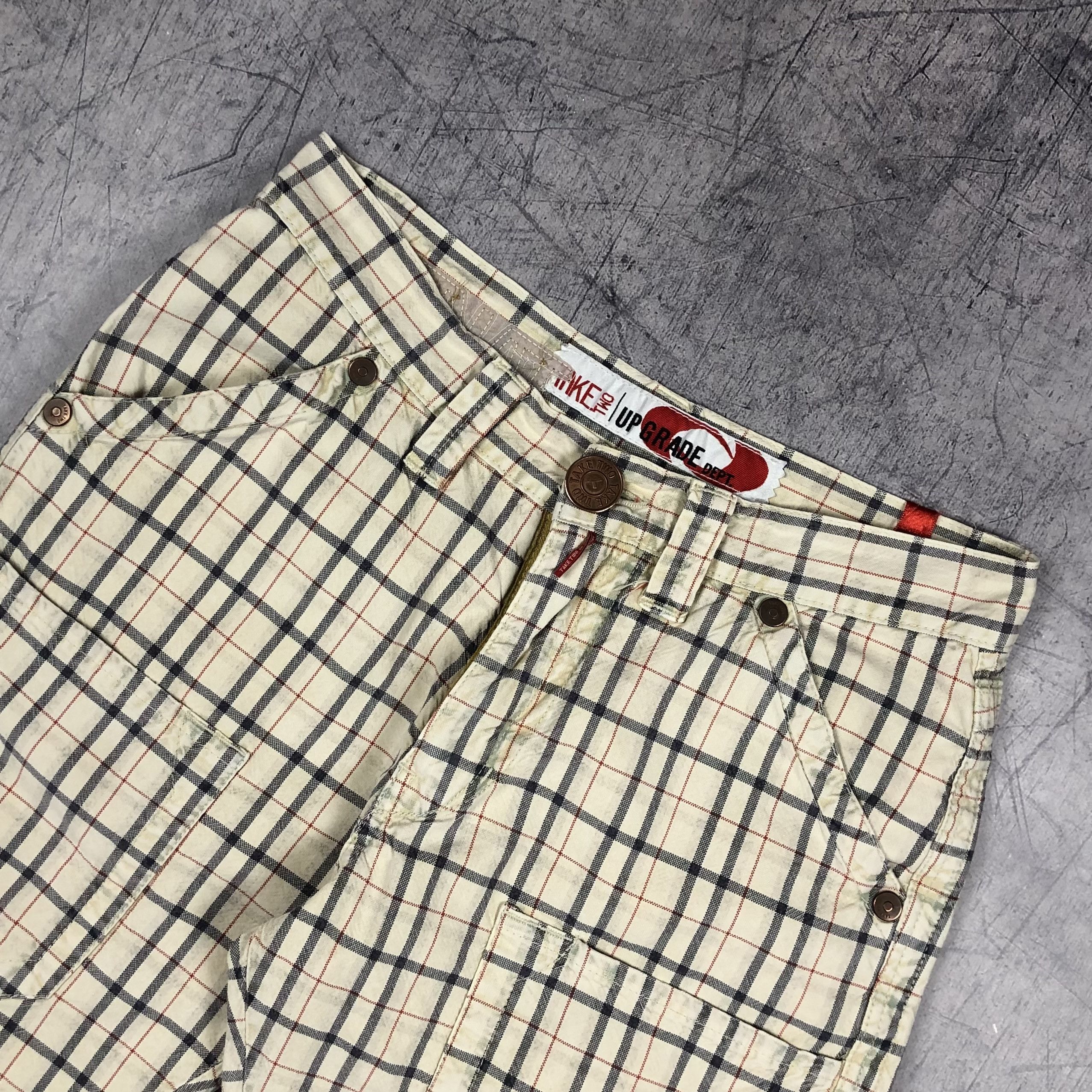Vintage Y2K Take Two Up Grade Shorts Burberry like Size US 29 - 3 Thumbnail