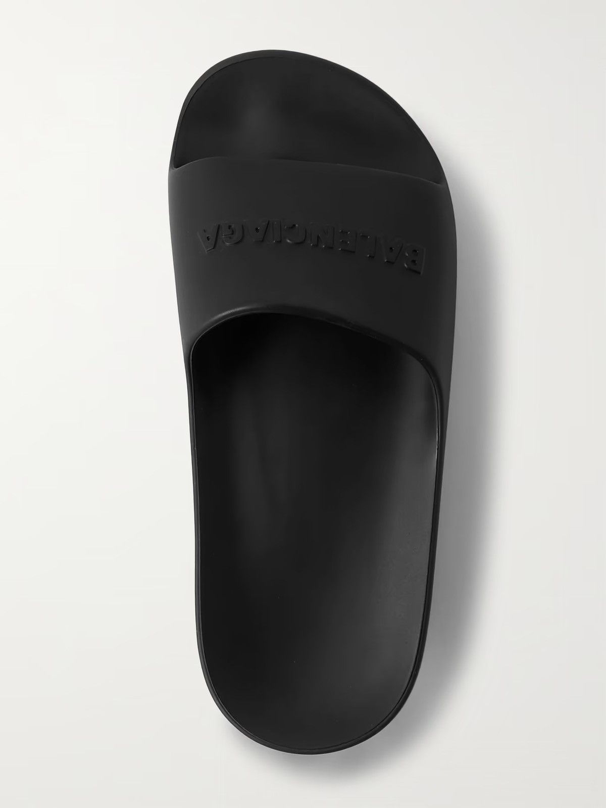 Balenciaga Balenciaga WOMEN'S CHUNKY SLIDE SANDAL IN BLACK rubber Size US 11 / IT 41 - 2 Thumbnail