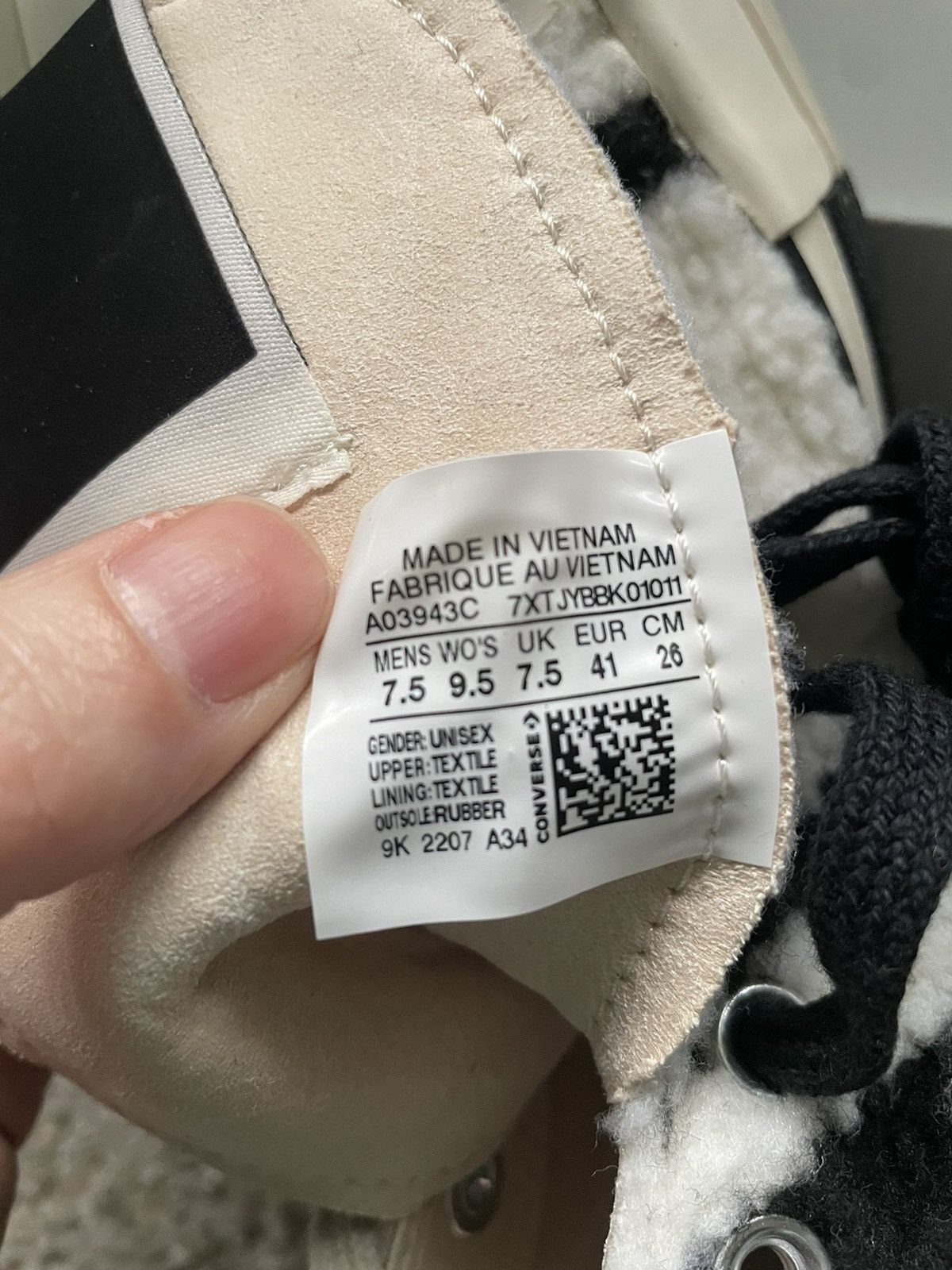 Rick Owens TURBODRK HI Zebra size 41 Size US 7.5 / EU 40-41 - 7 Thumbnail