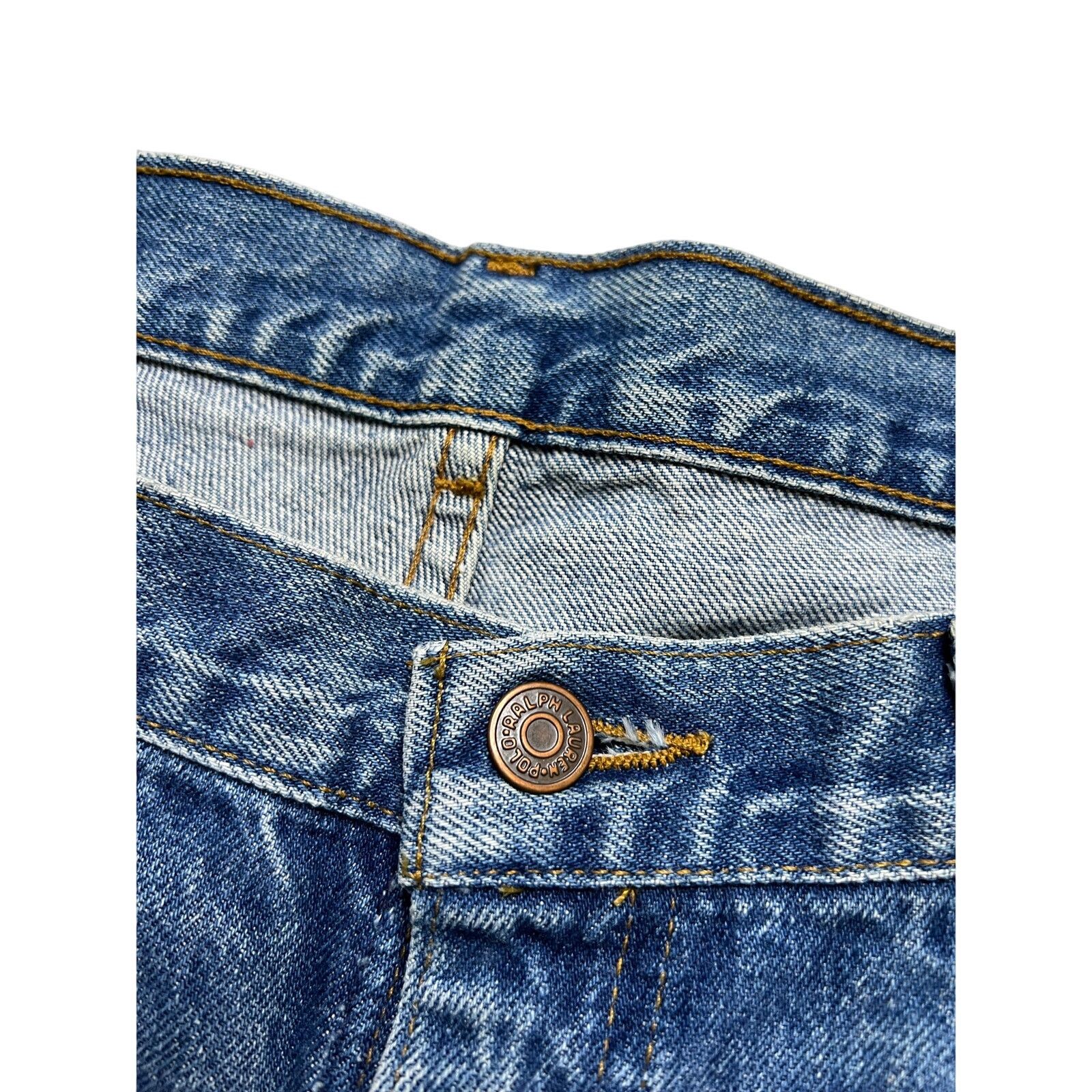 Polo Ralph Lauren Vintage 90s Polo Ralph Lauren Dungarees Jeans Men’s 38x31 Size US 38 / EU 54 - 13 Thumbnail