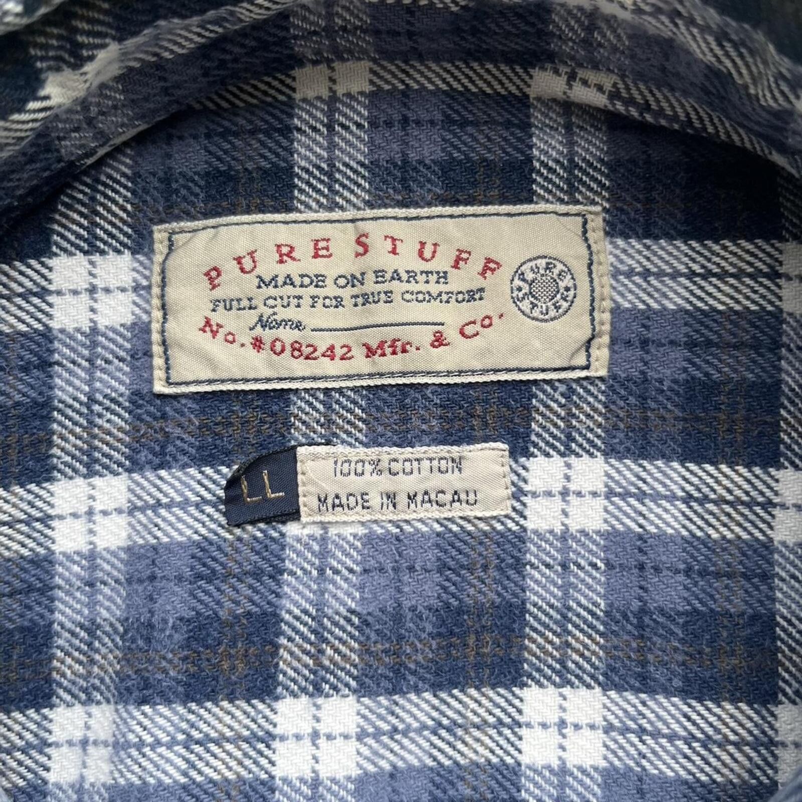 Other Men’s Plaid Heavyweight Long Sleeve Long Tail Button-Up Size US XXL / EU 58 / 5 - 4 Thumbnail