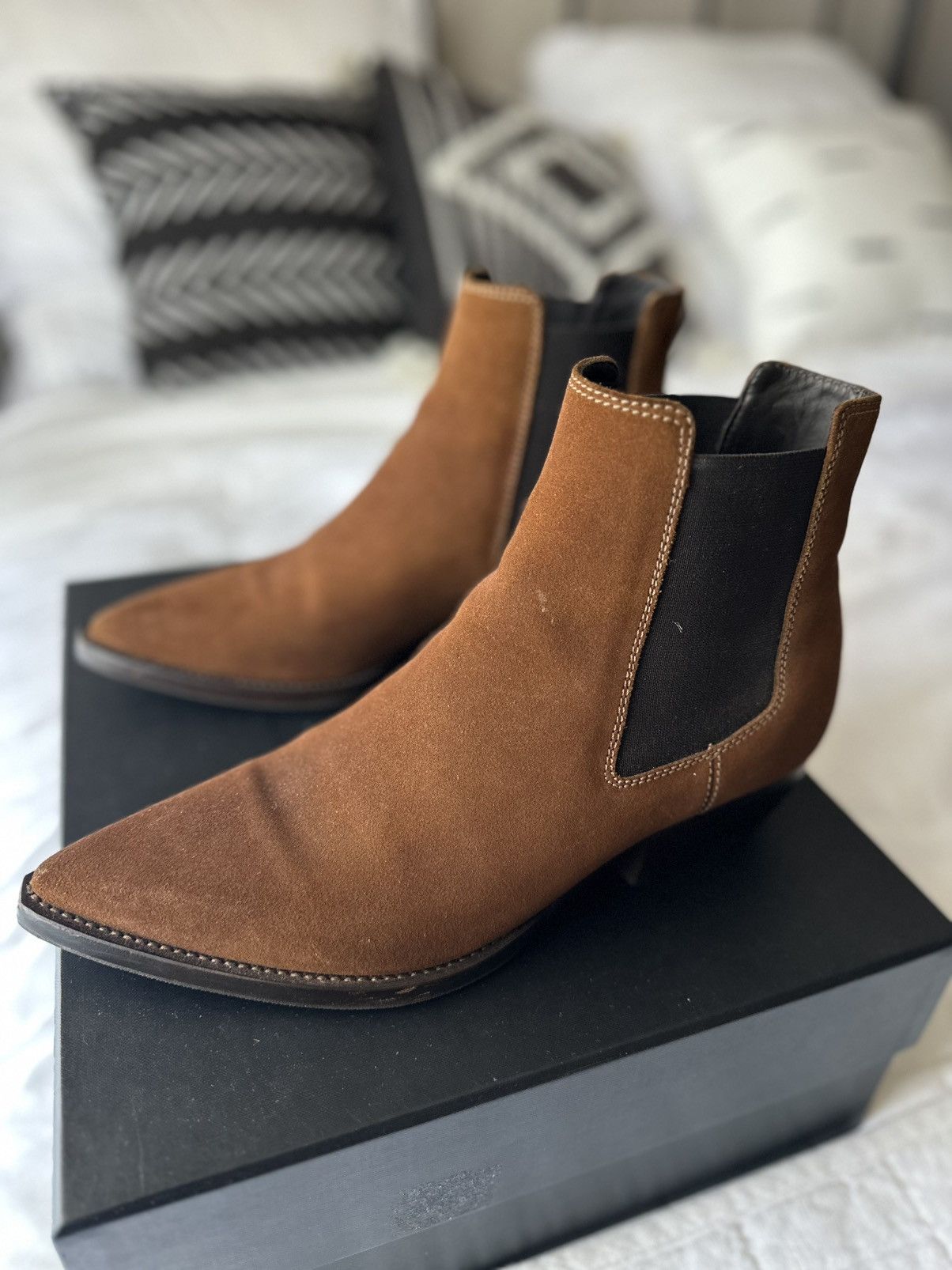 Hedi Slimane × Saint Laurent Paris × Yves Saint Laurent Theo 40’ Boot Size US 8.5 / EU 41-42 - 1 Thumbnail