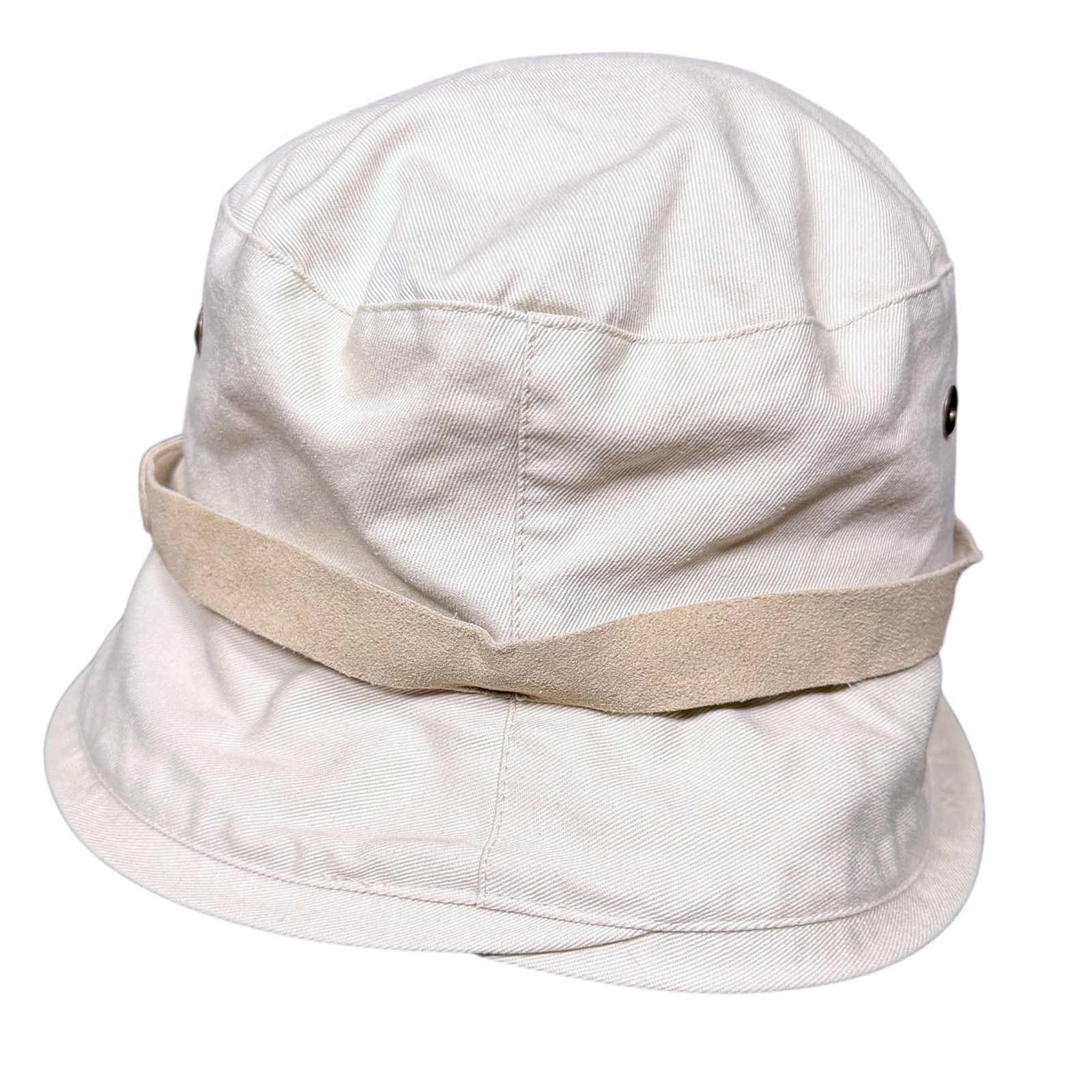 Other Vintage Lilly And Cohoe Off White Tan Canvas Bucket Hat Size ONE SIZE - 3 Thumbnail