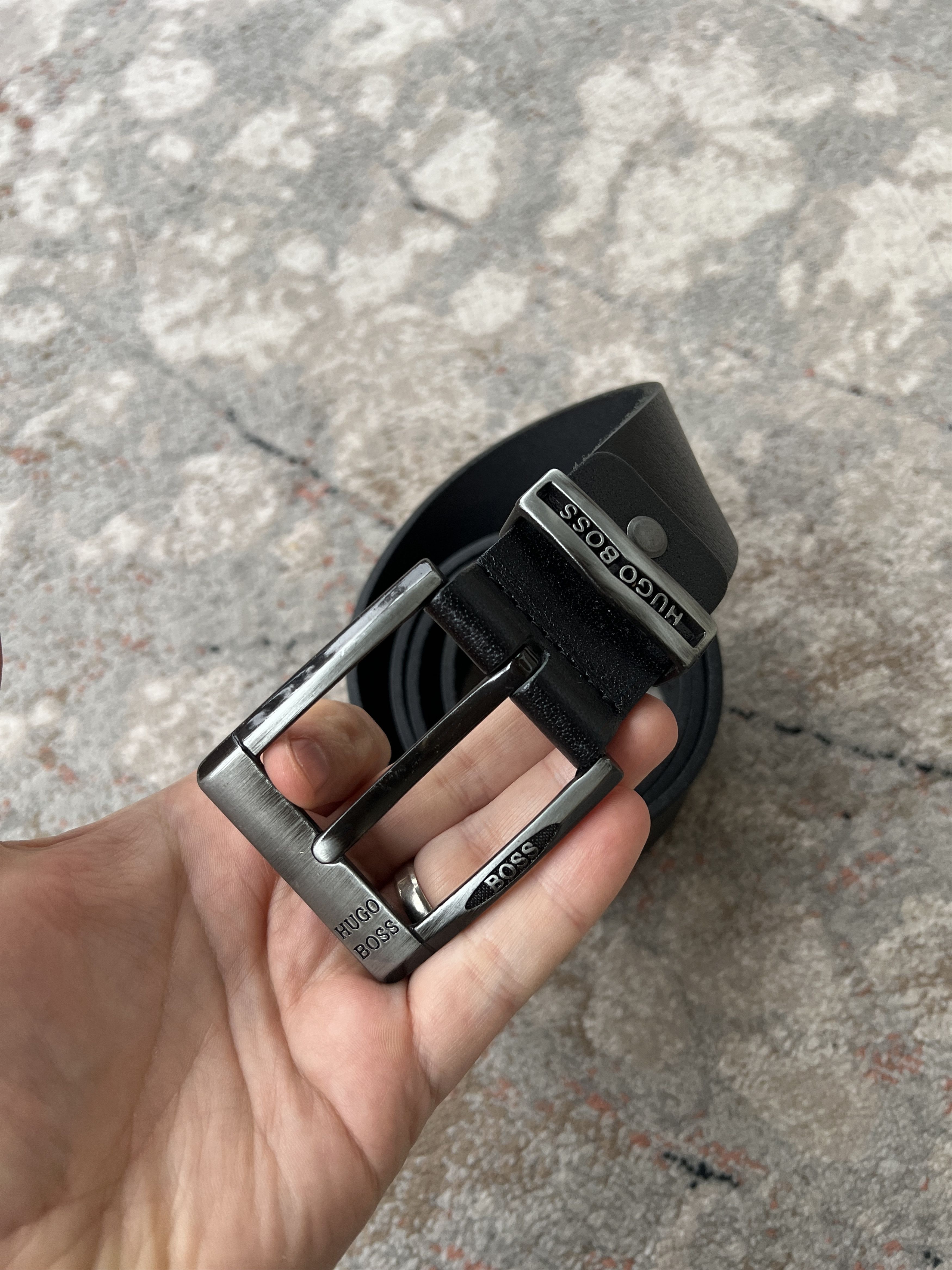 Hugo Boss Hugo Boss Leather Belt Size ONE SIZE - 2 Thumbnail