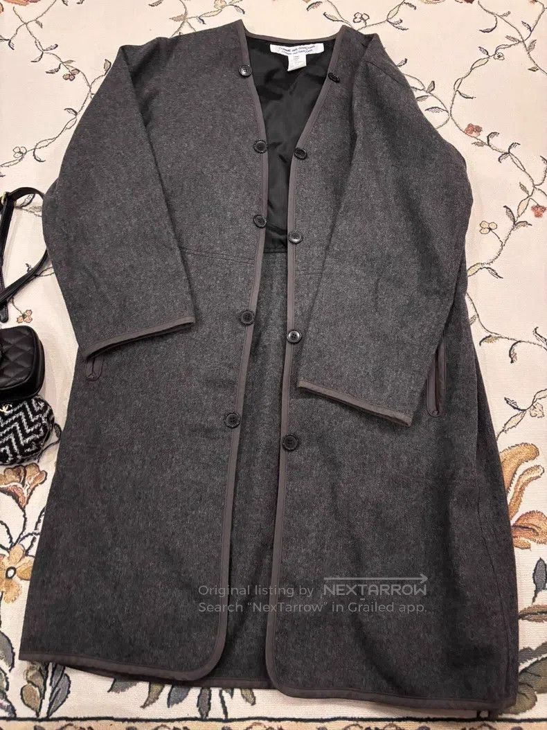 Comme des Garcons Comme Des Garcons Wool Patchwork Coat Size XS / US 0-2 / IT 36-38 - 7 Thumbnail