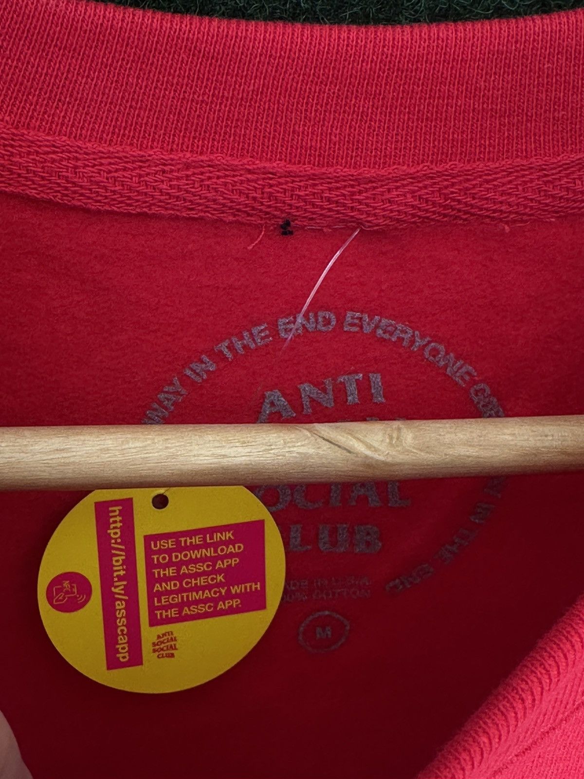 Anti Social Social Club Anti Social Social Club Crewneck Swetaer ASSC Size US M / EU 48-50 / 2 - 3 Thumbnail