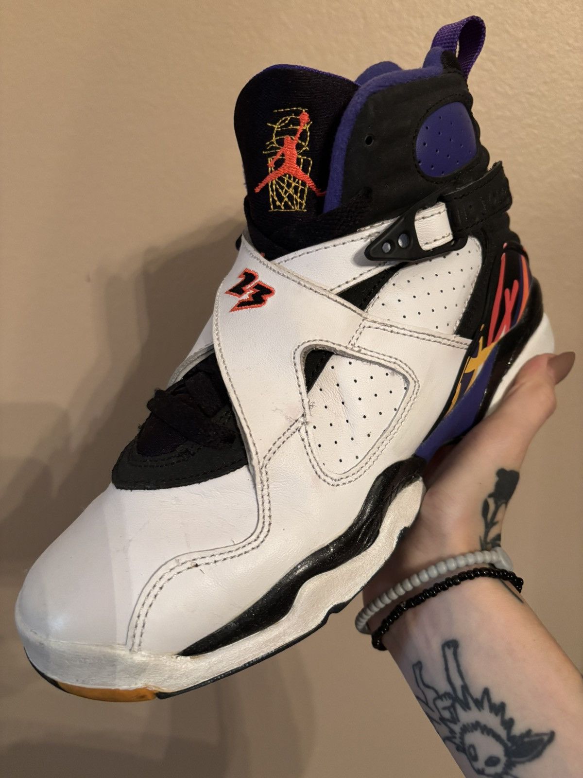 Jordan Brand Air Jordan 8 Retro BG 'Three-Peat' Size US 6 / IT 36 - 1 Thumbnail
