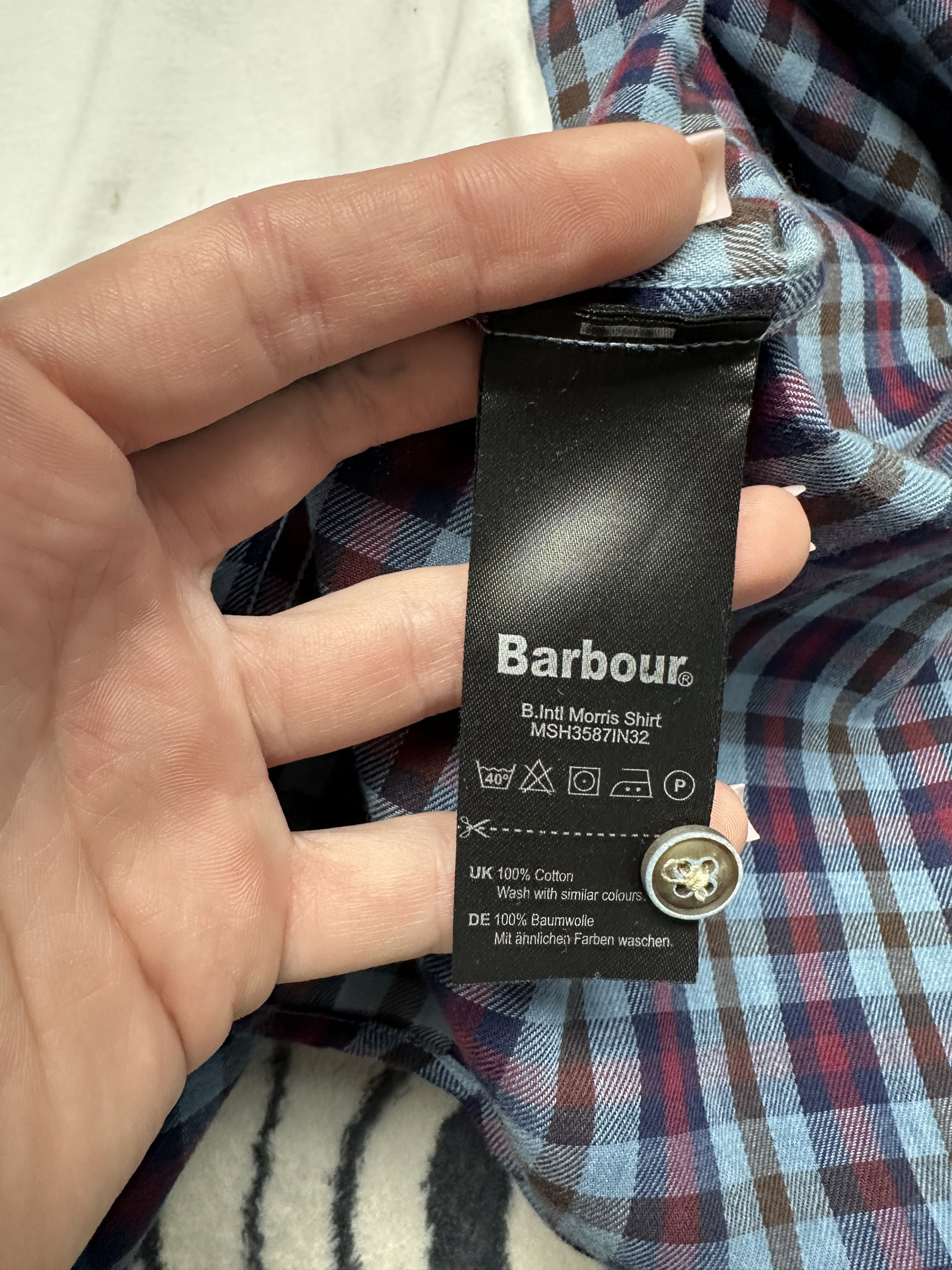 Barbour Barbour International Mens Flannel Plaid Shirt Size US XXL / EU 58 / 5 - 4 Thumbnail