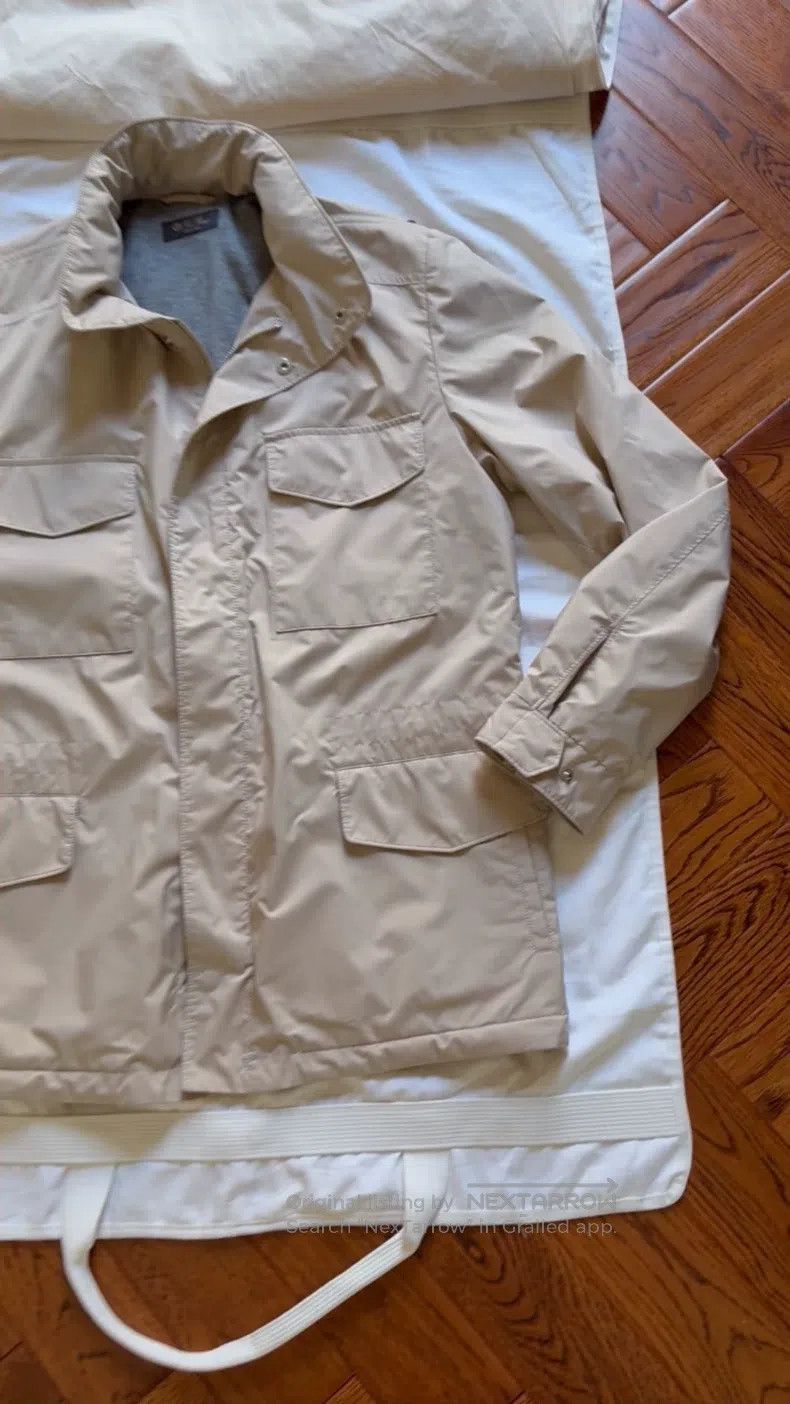 Loro Piana LORO PIANA Traveller Jacket, Size 46 Sand Beige Size US S / EU 44-46 / 1 - 1 Thumbnail