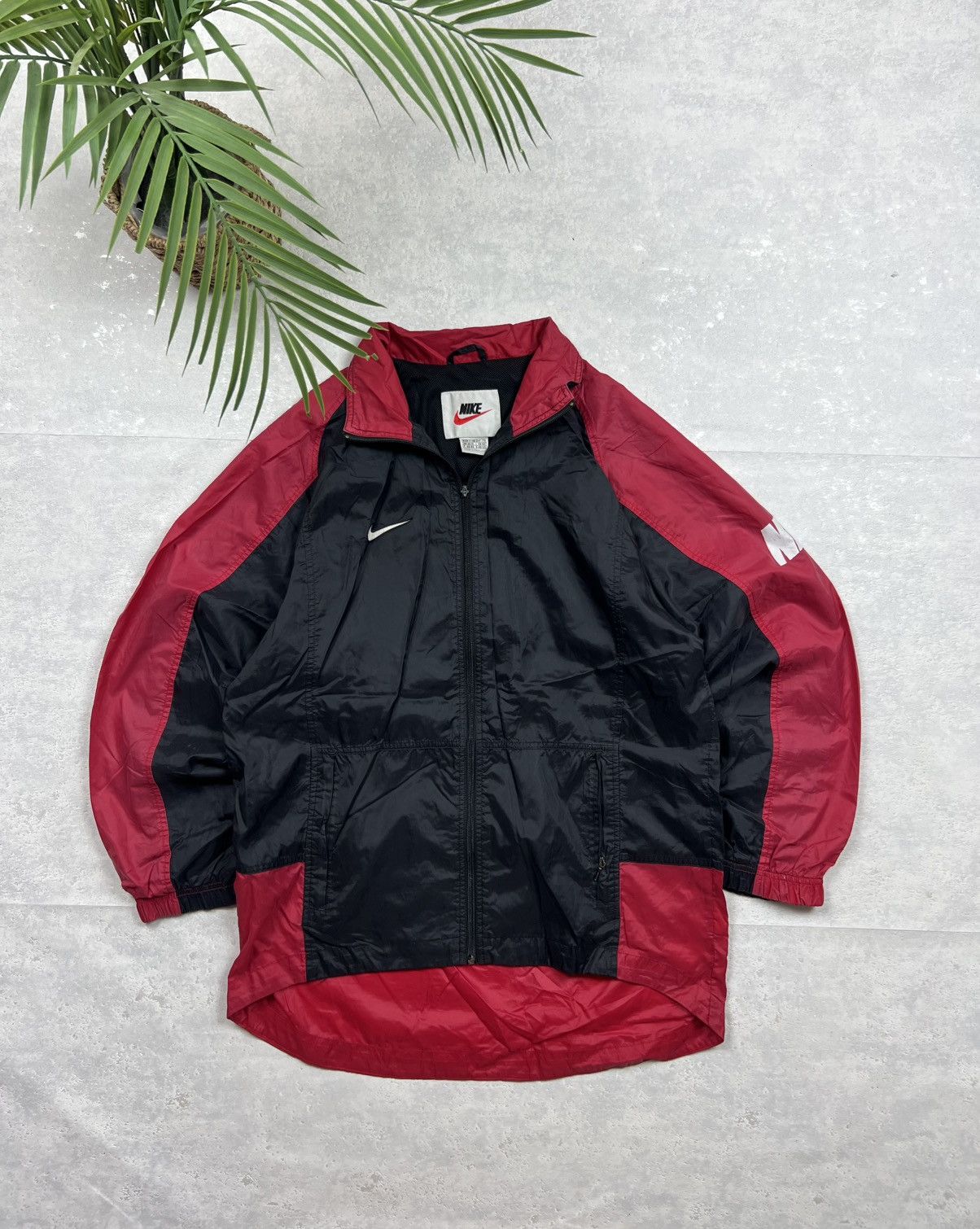 Nike 90s Nike Triple Logo Vintage Y2K Oversized Retro Jacket Size US L / EU 52-54 / 3 - 1 Thumbnail