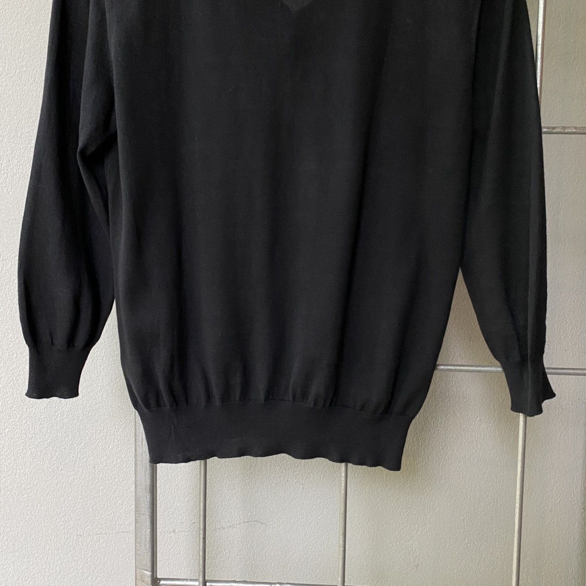Viktor & Rolf VIKTOR& ROLF Black Semi-Sheer Knit Shirt Size XS / US 0-2 / IT 36-38 - 9 Thumbnail