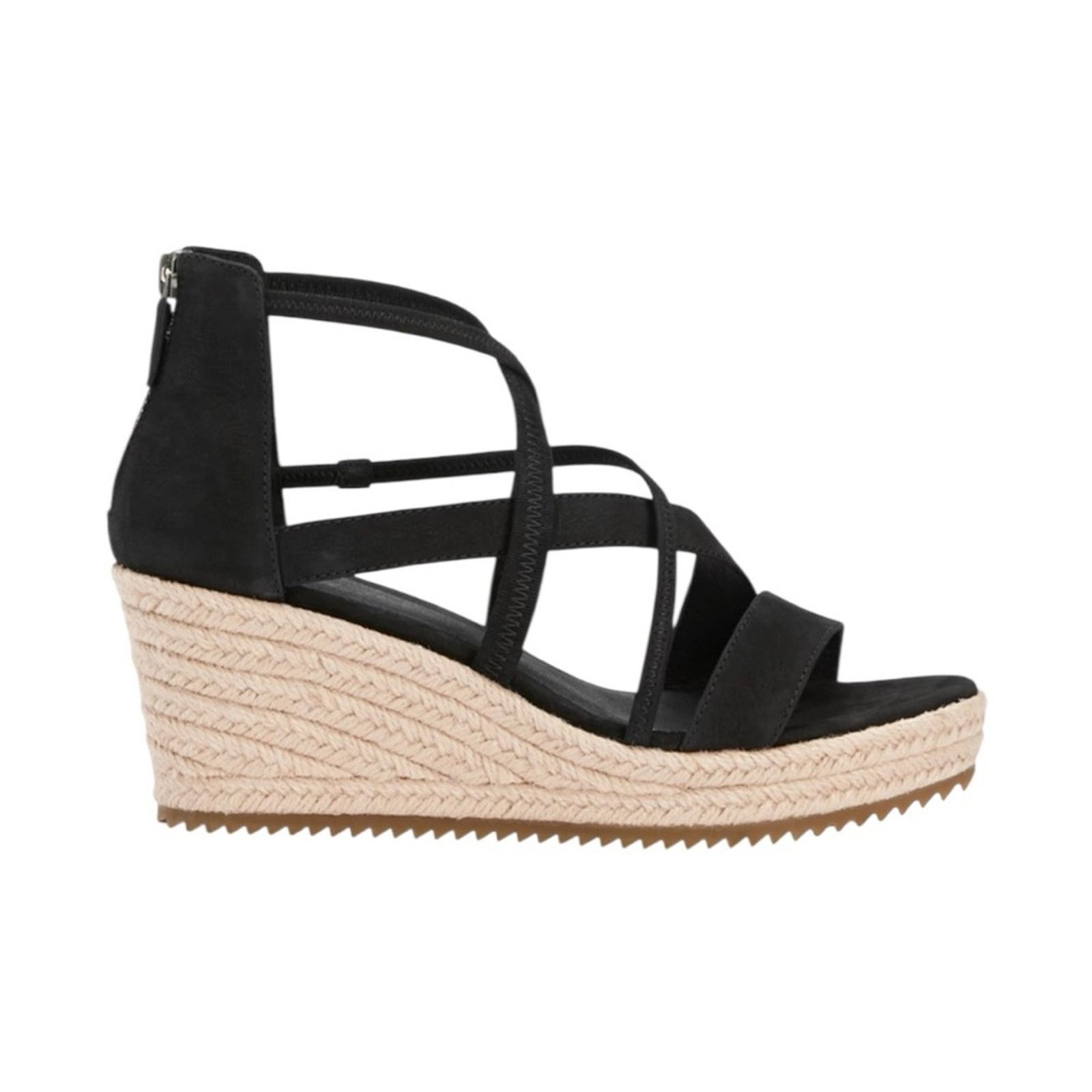 Eileen Fisher Wanda Tumbled Nubuck Espadrille NEW