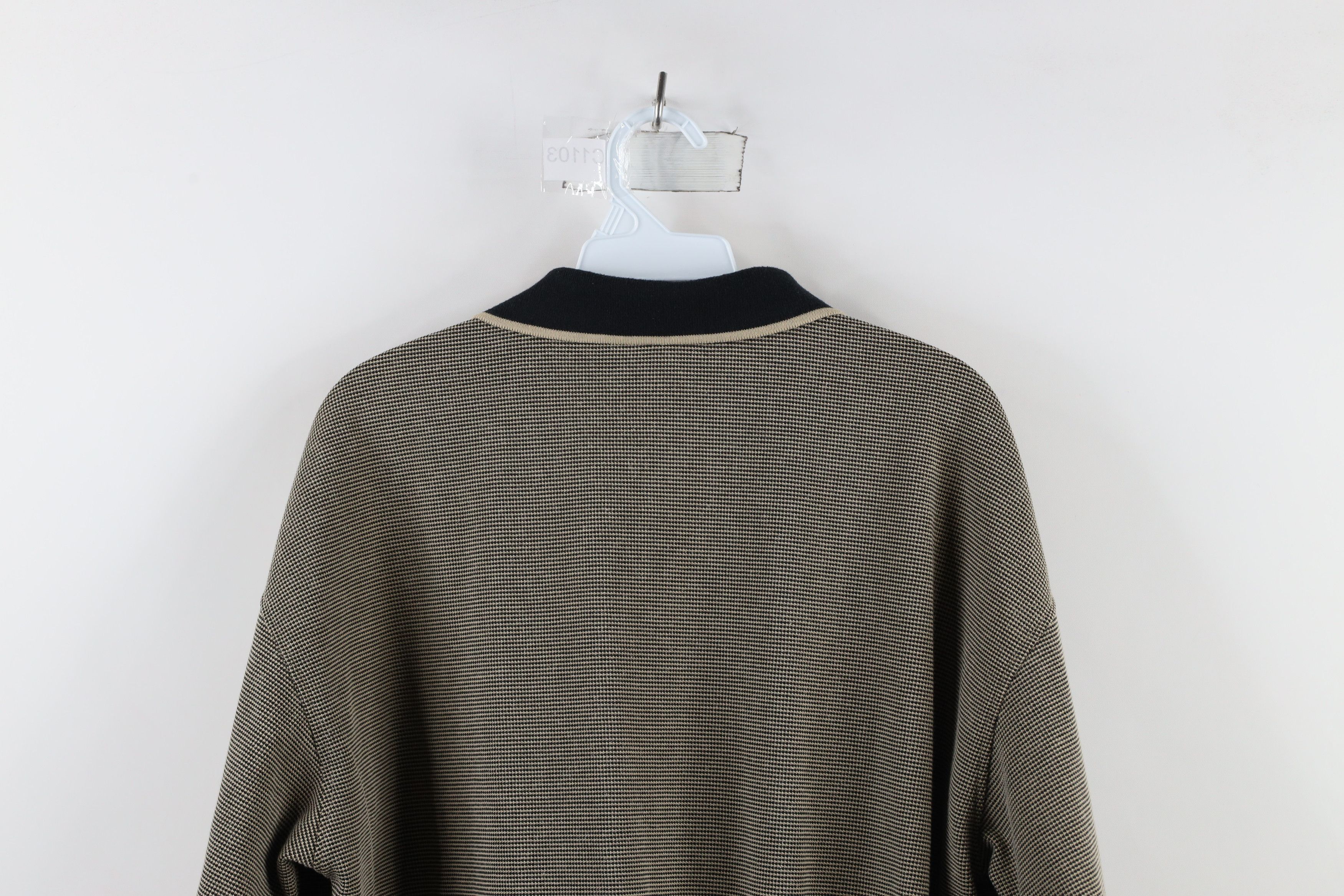 Vintage Vintage 90s Streetwear Knit Collared Pullover Sweatshirt Size US L / EU 52-54 / 3 - 8 Thumbnail