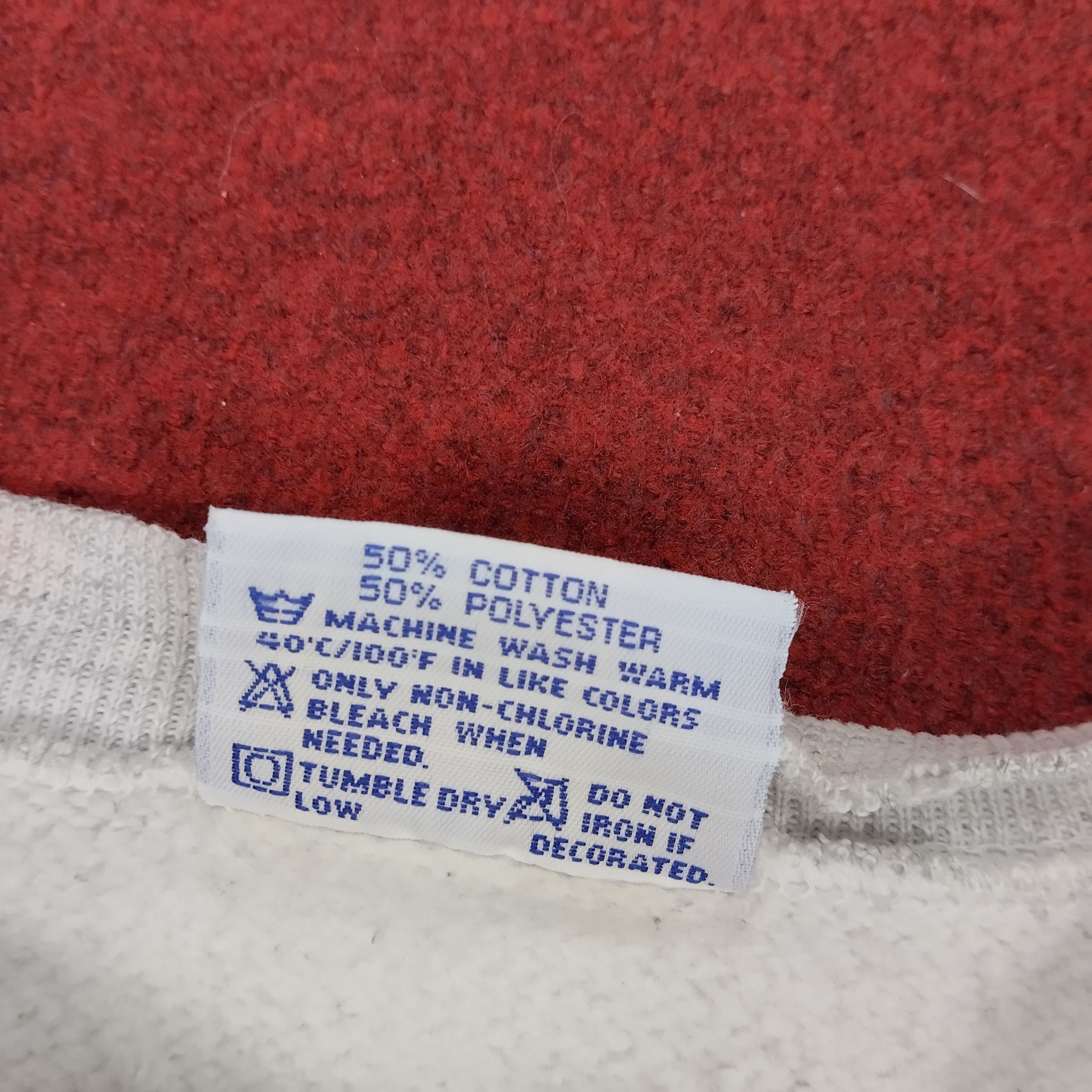 Hanes × Vintage Hanes Classic Center Box Logo Design Vintage Sweatshirt Size US M / EU 48-50 / 2 - 5 Thumbnail