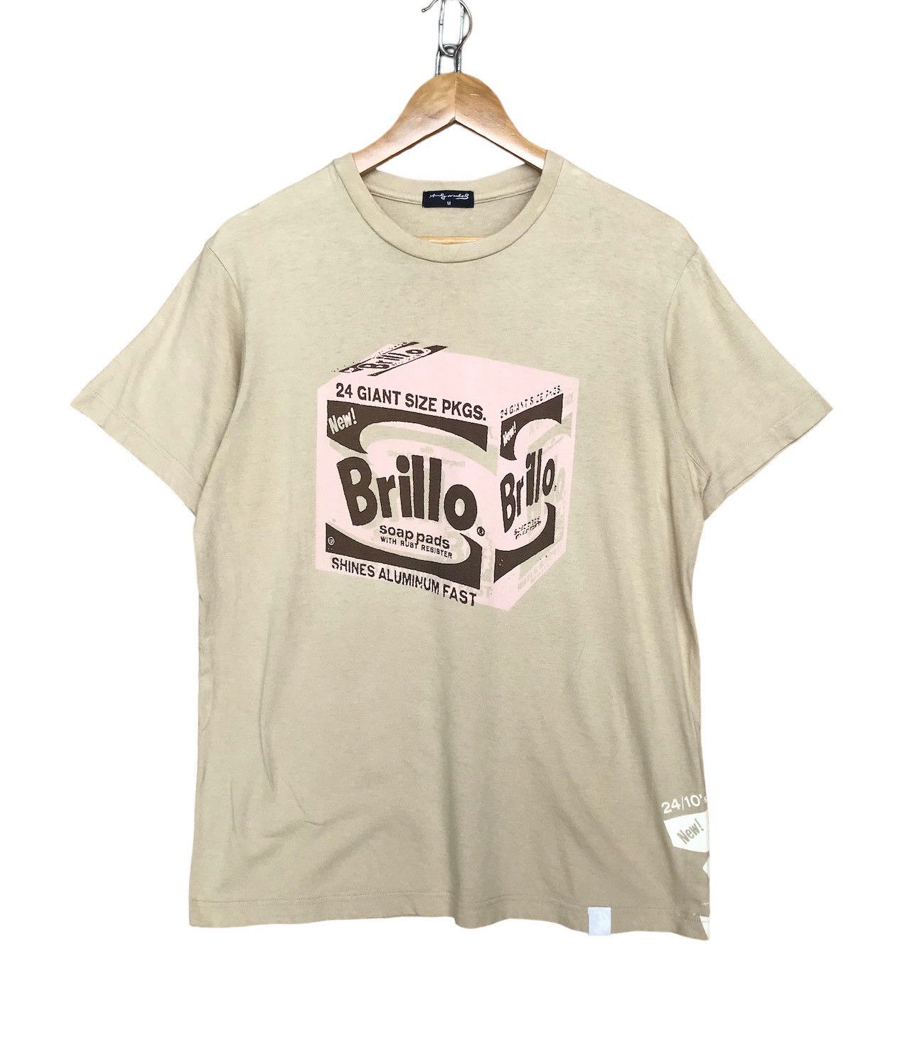 Andy Warhol Vintage ANDY WARHOL 'brillo soap pads' Pop Art T-Shirt Size US M / EU 48-50 / 2 - 1 Thumbnail