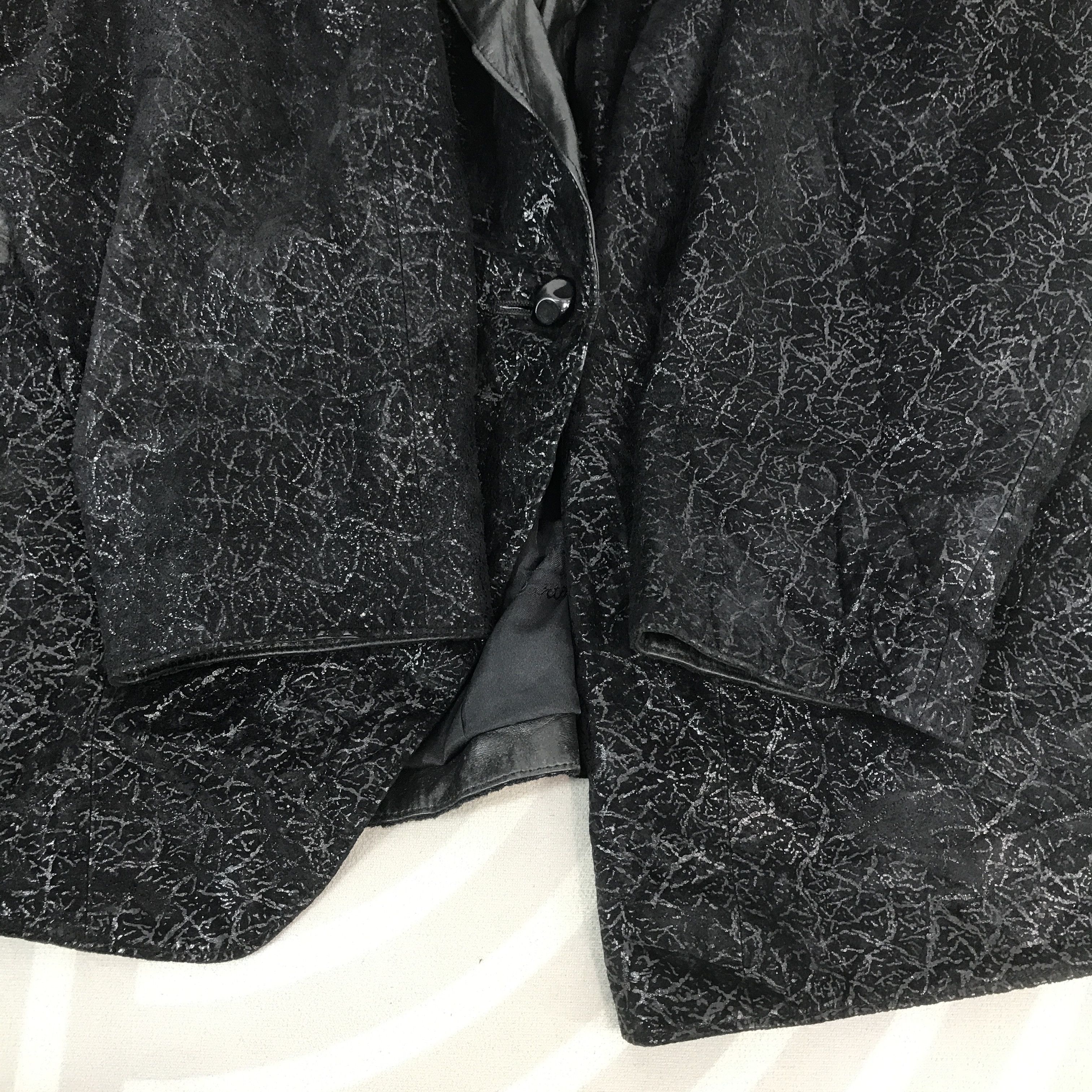 Japanese Brand Vintage Partina leather black coat Jacket Size US L / EU 52-54 / 3 - 9 Thumbnail