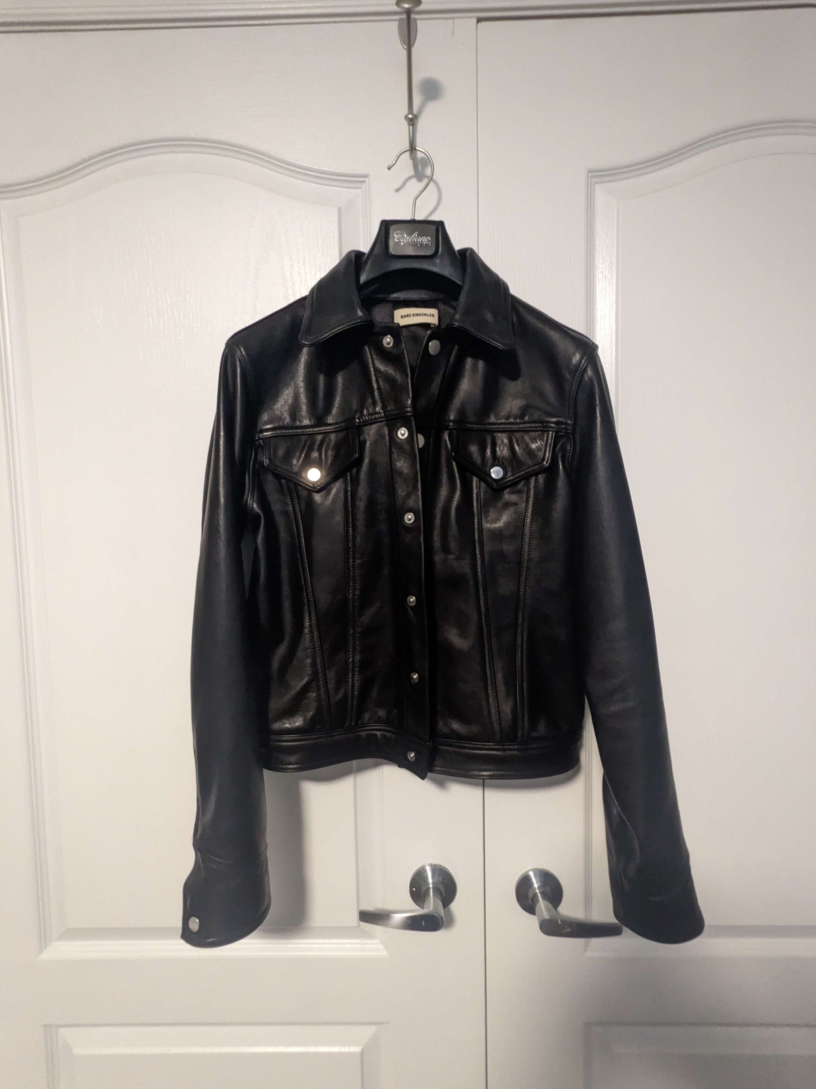 Bare Knuckles Leather Trucker Jacket | Grailed