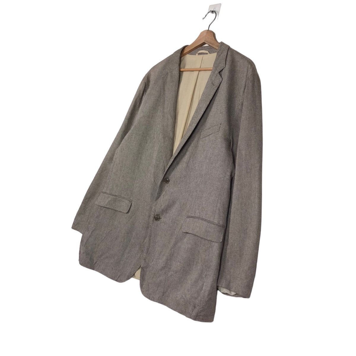 Vintage 🔥Vintage Chore Jacket Abstract Double Collar Hugo Boss Size US M / EU 48-50 / 2 - 2 Thumbnail