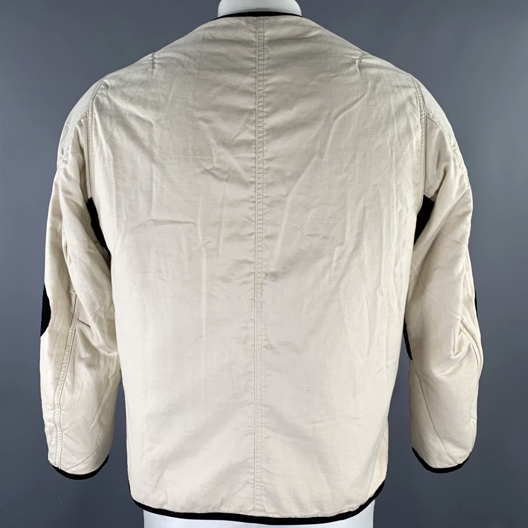 Visvim VISVIM Size L Black Textured Wool Linen Reversible Jacket Mens Jacket Size US L / EU 52-54 / 3 - 6 Thumbnail