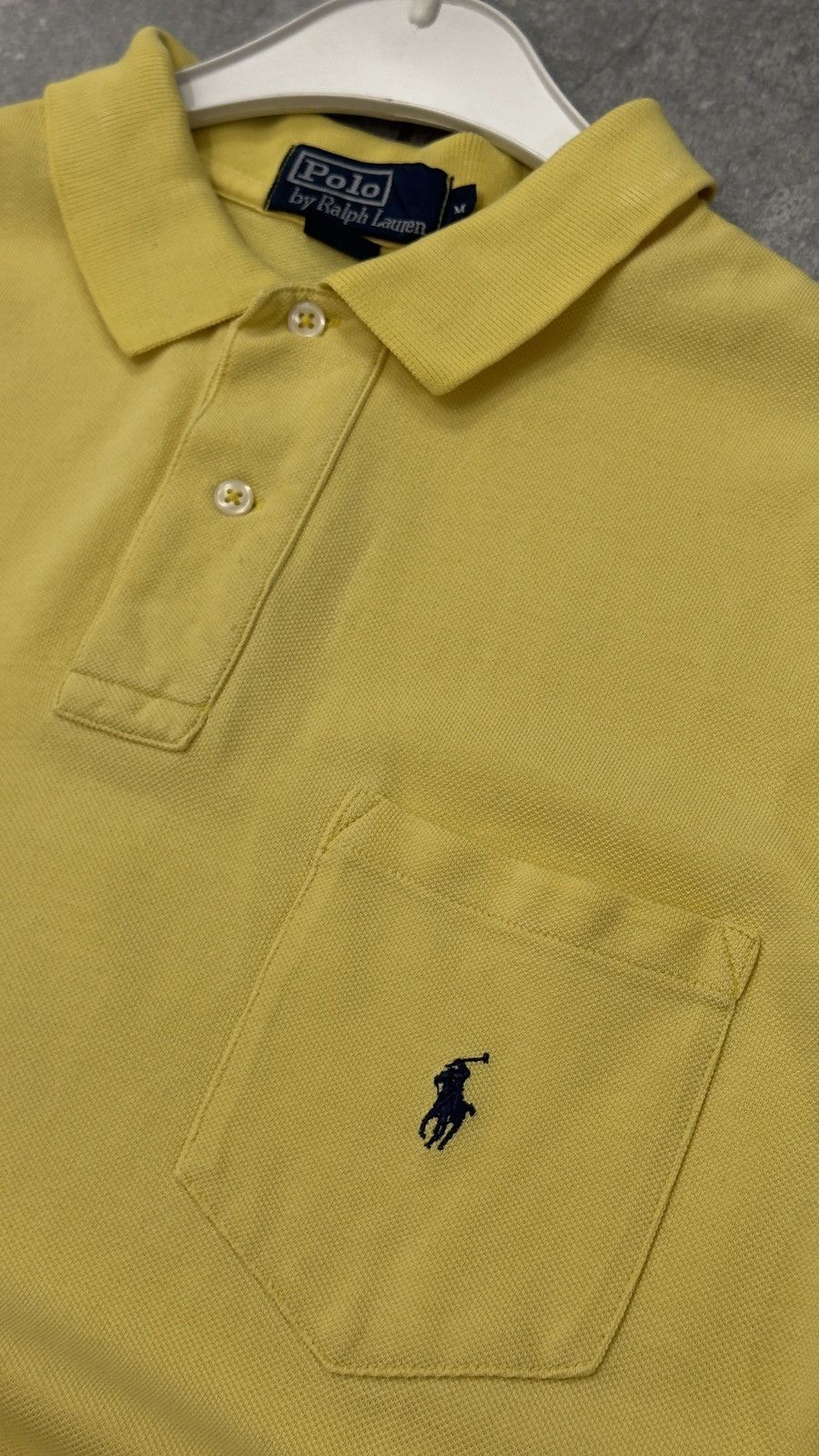 Polo Ralph Lauren × Vintage POLO by Ralph Lauren Vintage faded lemon yellow Size US M / EU 48-50 / 2 - 5 Thumbnail