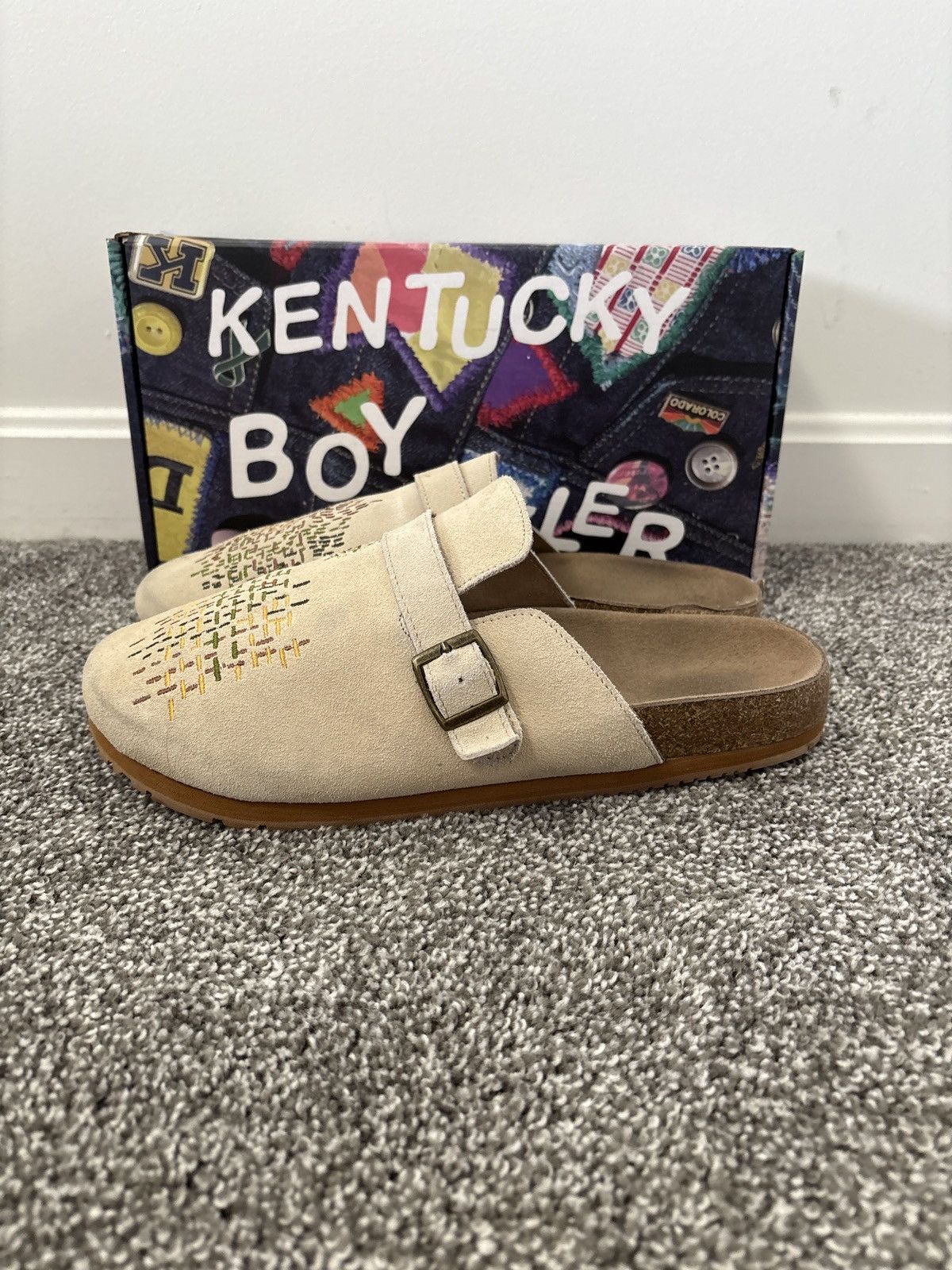 Kentucky Boy Tyler Kentucky Boy Tyler Mockmend Mule ‘Beige’ Size US 10 / EU 43 - 2 Thumbnail
