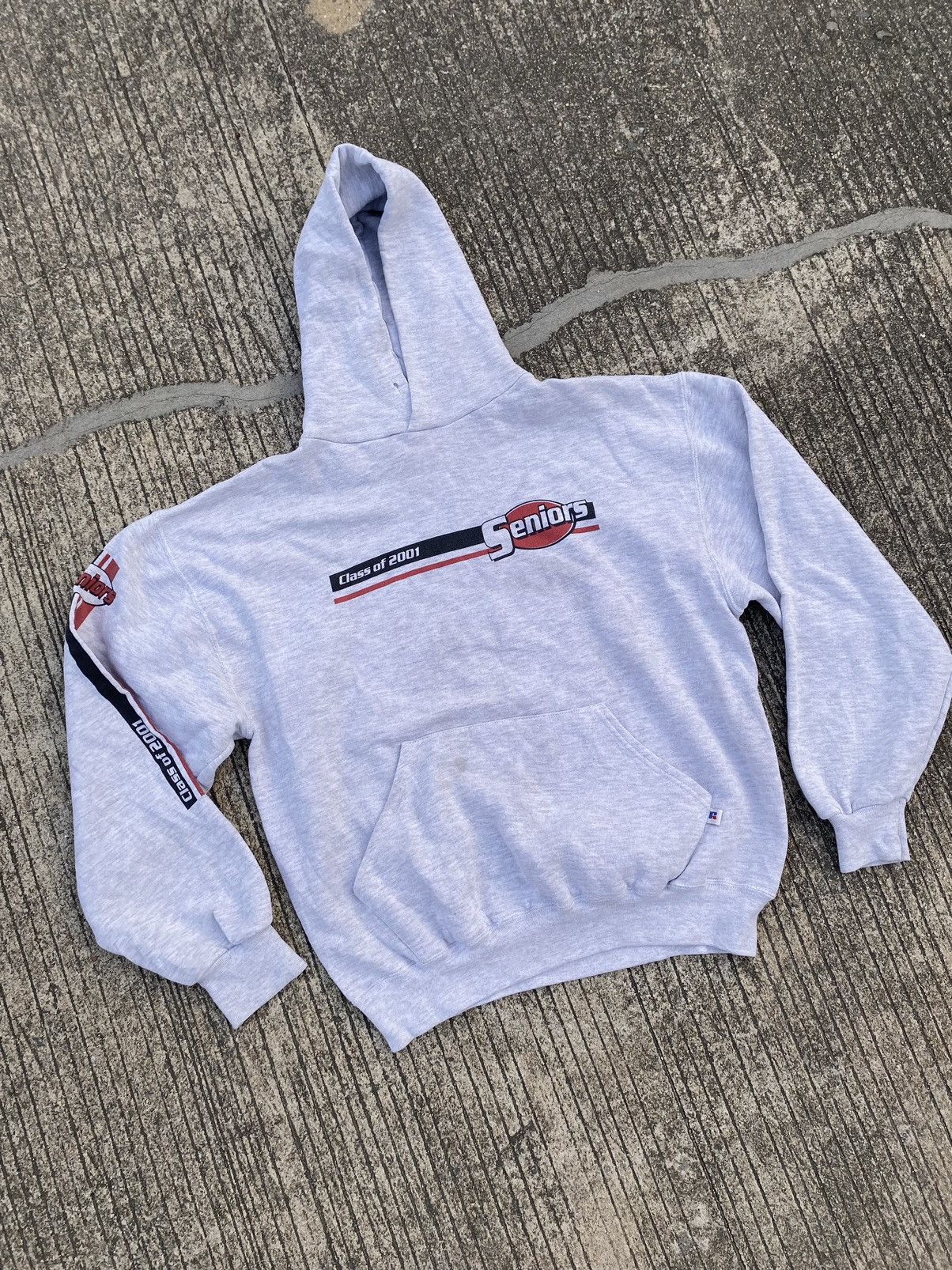 Russell Athletic × Vintage Vintage Russell Athletic Hoodie light Grey Size US L / EU 52-54 / 3 - 2 Thumbnail