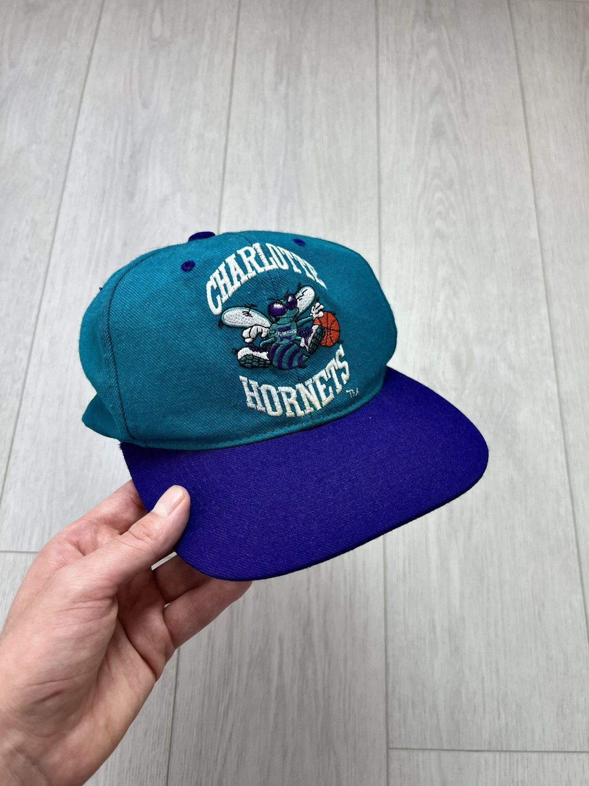 NBA × Vintage Vintage Charlotte Hornets Cap NBA 90s Rare Sportwear Hype Size ONE SIZE - 3 Thumbnail