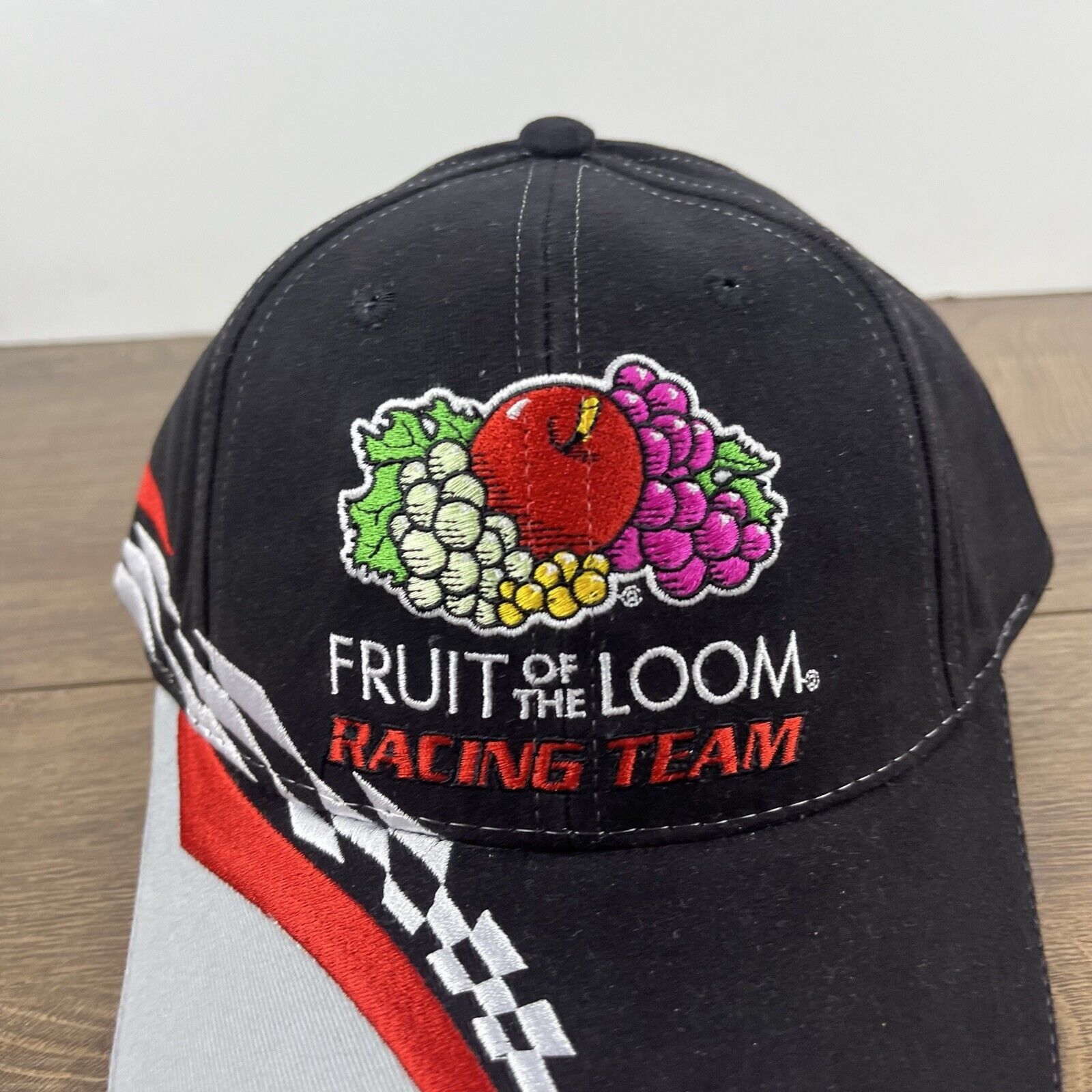 Other Fruit of the Loom Racing 55 Hat Black Cap Hat Adjustable Hat Size ONE SIZE - 6 Thumbnail