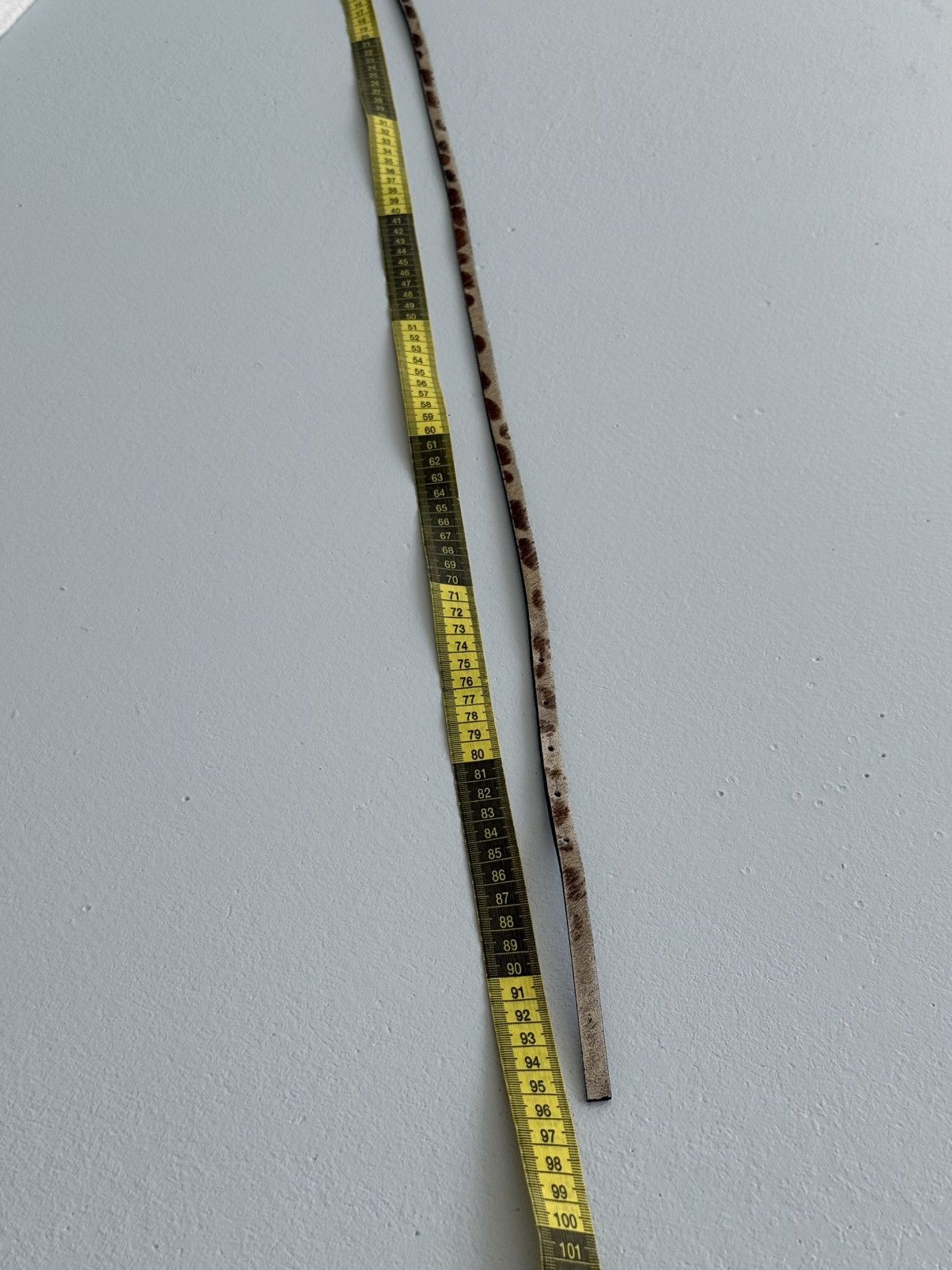 Dolce & Gabbana Dolce & Gabbana Leopard Haircalf Skinny Belt D&G Logo Size ONE SIZE - 11 Thumbnail