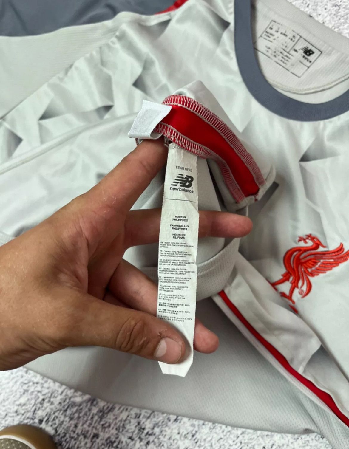 New Balance MENS SOCCER JERSEY NEW BALANCE FC LIVERPOOL SIZE M L.F.C Size US M / EU 48-50 / 2 - 8 Thumbnail