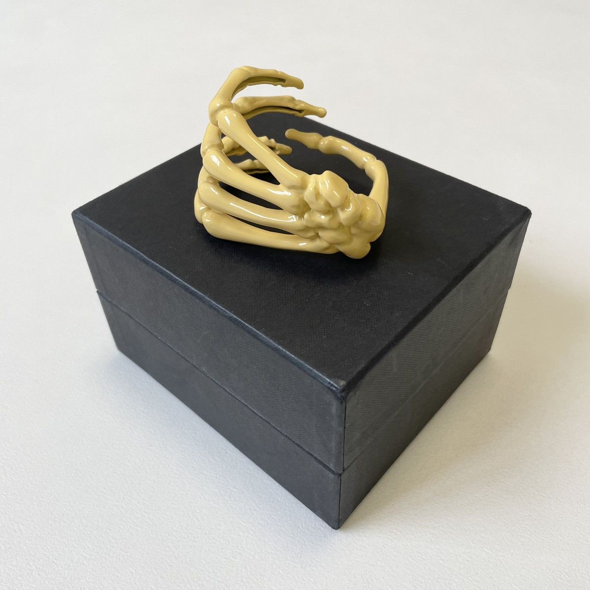 Raf Simons S/S 22 Yellow Skeleton Hand Cuff Bracelet Size ONE SIZE - 20 Thumbnail