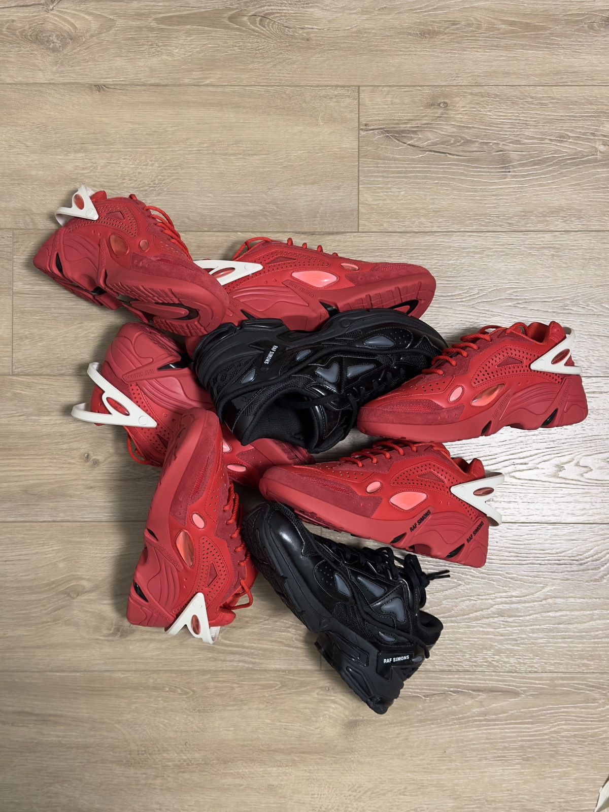 Raf Simons Raf Simons Cylon-21, Red, Size 41 Size US 8.5 / EU 41-42 - 5 Thumbnail