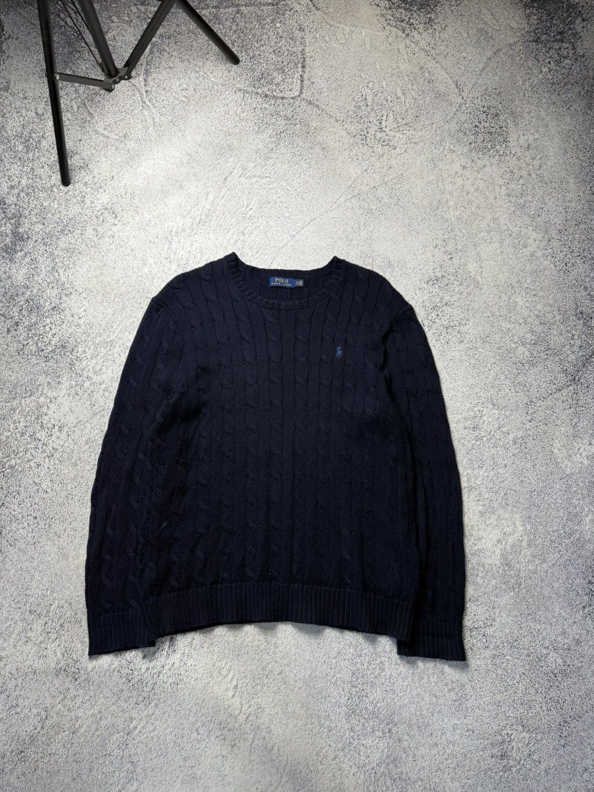Polo Ralph Lauren Mens Vintage Polo Ralph Lauren knitted Sweater luxury Size US L / EU 52-54 / 3 - 1 Thumbnail