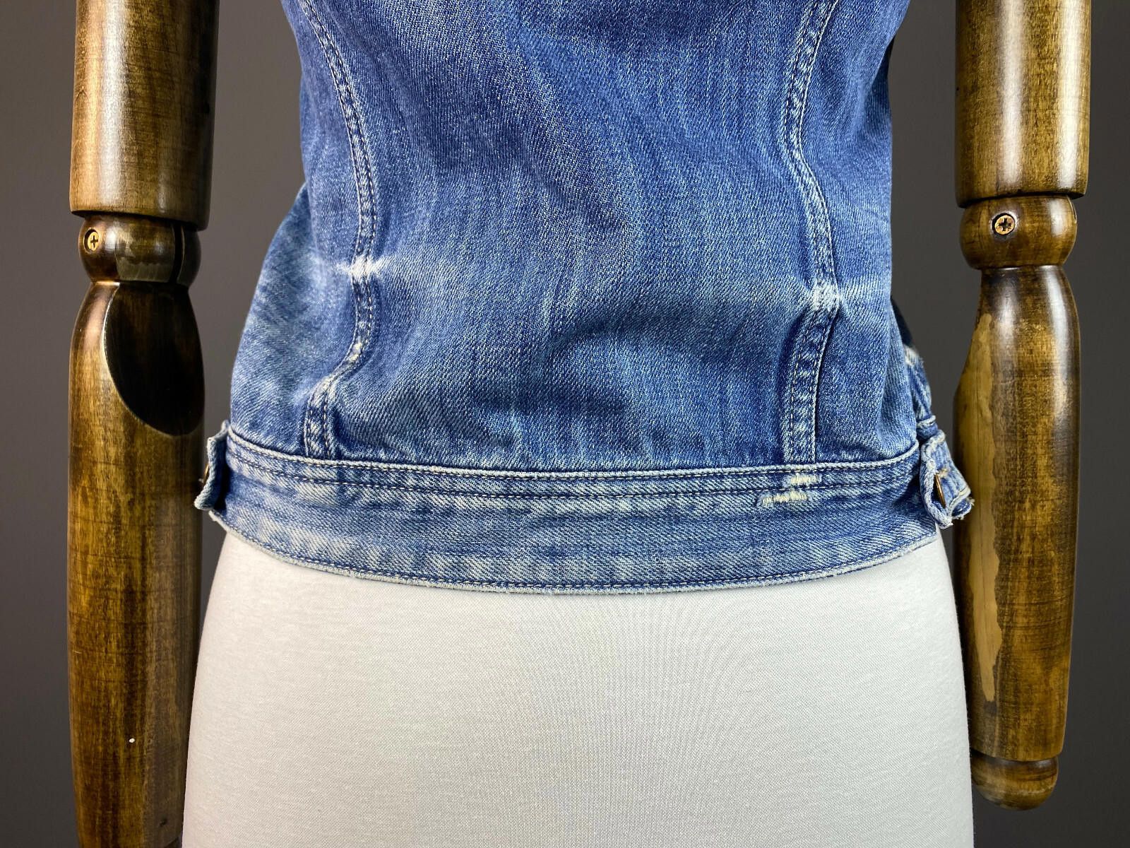 Edwin Edwin W'Chanty Vest Blue Denim Sleeveless Vest Jacket Size S Size S / US 4 / IT 40 - 6 Thumbnail