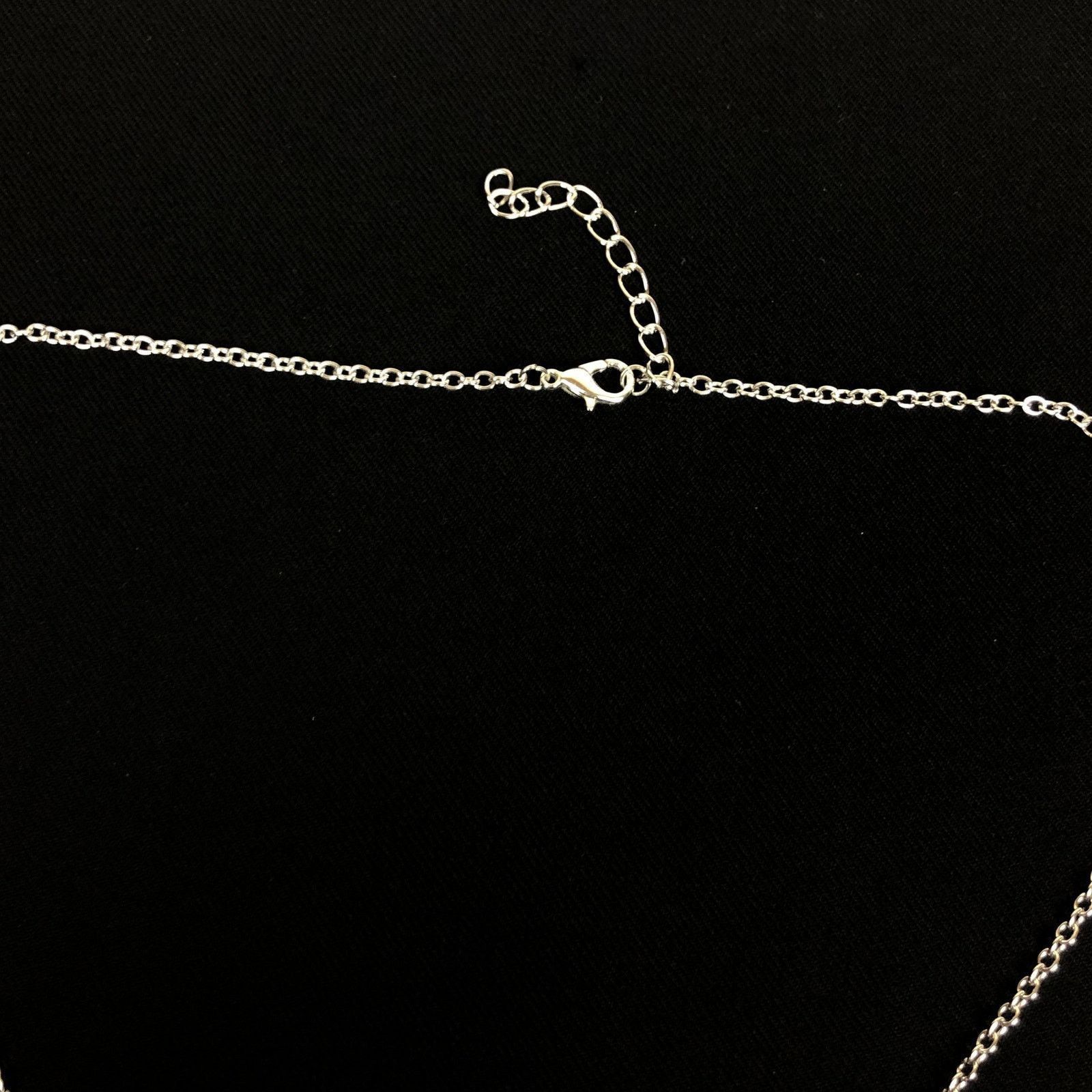 Jewelry Y2K Cross Necklace Punk Gothic Crystal Chain Size ONE SIZE - 3 Thumbnail